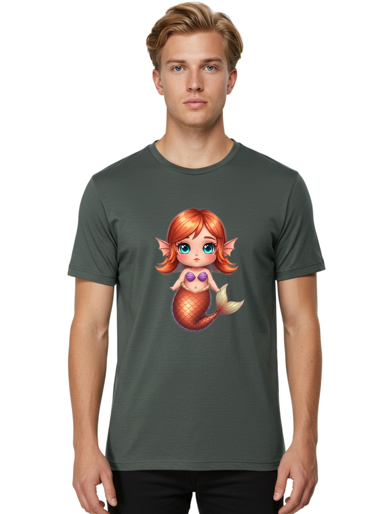 Little-Red-Haired-Mermaid Men'S Graphic Tee, 100% Cotton, Comfortable Casual Summer Wear, Machine Washable, Vintage Camera, Old Camera, Antique Camera, Black Camera, Classic Photography, Photography Equipment, Nostalgic Device, Film Camera, Baj089
