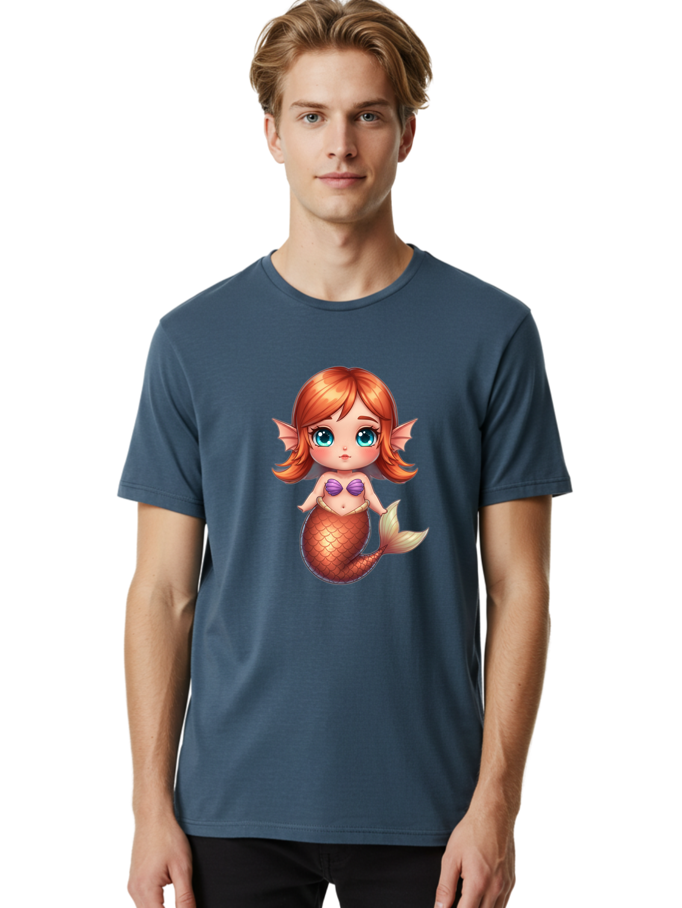 Little-Red-Haired-Mermaid Men'S Graphic Tee, 100% Cotton, Comfortable Casual Summer Wear, Machine Washable, Vintage Camera, Old Camera, Antique Camera, Black Camera, Classic Photography, Photography Equipment, Nostalgic Device, Film Camera, Baj089
