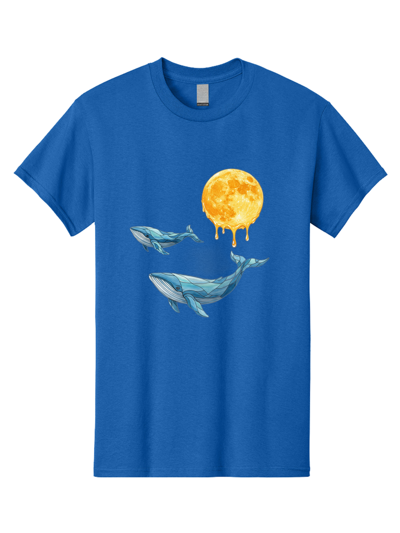 Low-Poly-Whales-Dripping-Moon Men'S Graphic Tee, 100% Cotton, Comfortable Casual Summer Wear, Machine Washable, Vintage Camera, Old Camera, Antique Camera, Black Camera, Classic Photography, Photography Equipment, Nostalgic Device, Baj093