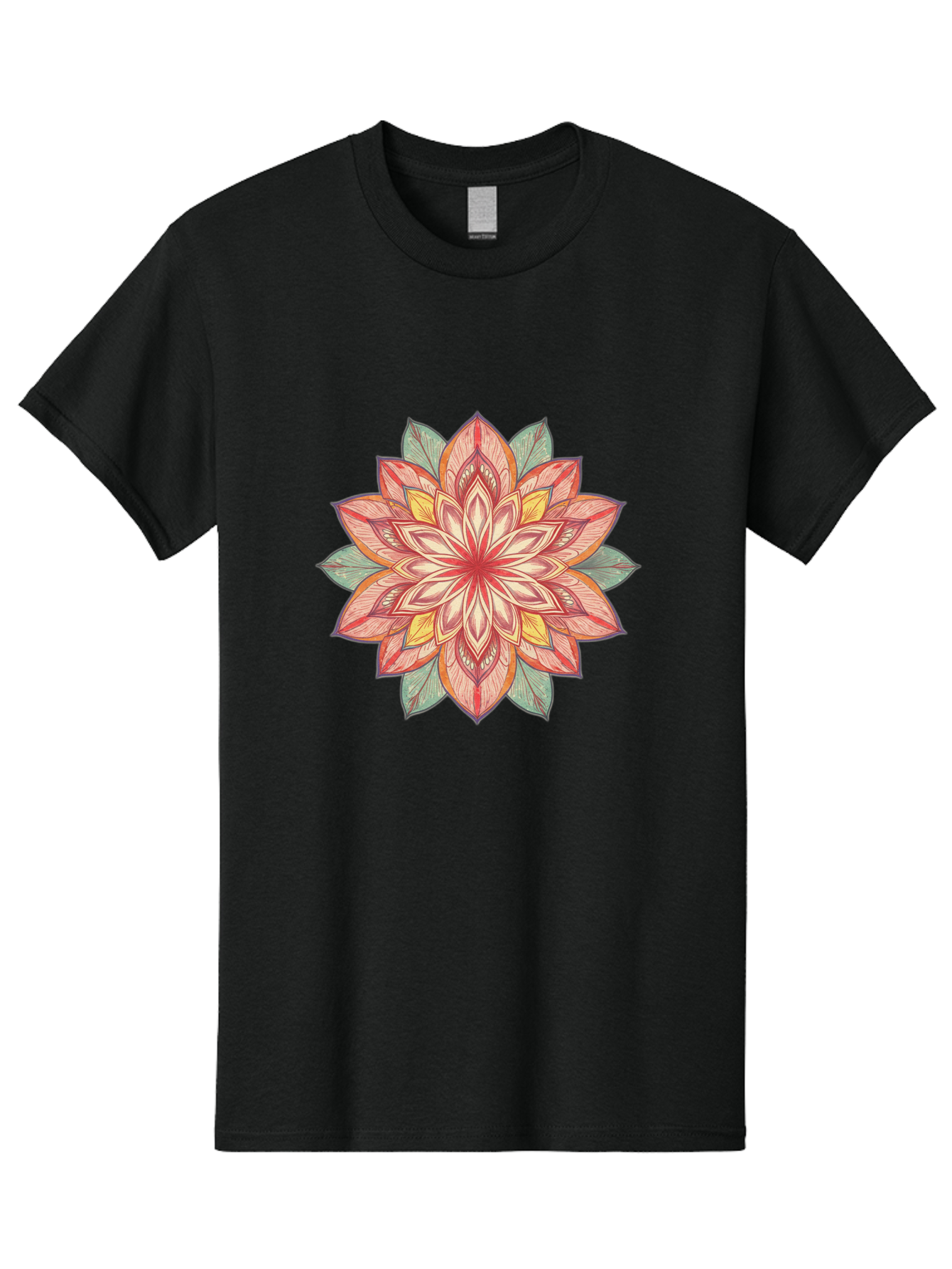 Mandala Men'S Graphic Tee, 100% Cotton, Comfortable Casual Summer Wear, Machine Washable, Vintage Camera, Old Camera, Antique Camera, Black Camera, Classic Photography, Photography Equipment, Nostalgic Device, Film Camera, Camera Art Baj094