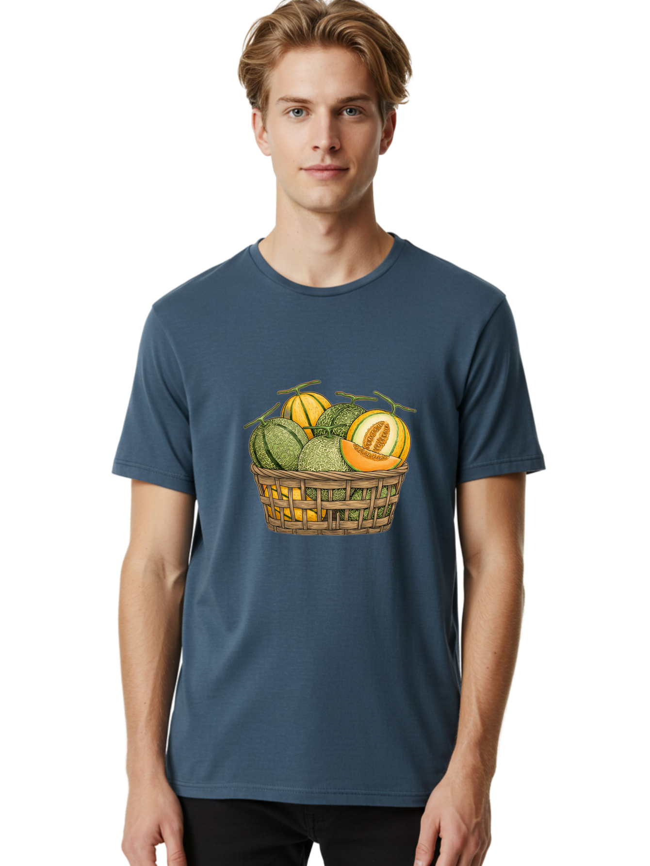Melons-In-Basket Men'S Graphic Tee, 100% Cotton, Comfortable Casual Summer Wear, Machine Washable, Vintage Camera, Old Camera, Antique Camera, Black Camera, Classic Photography, Photography Equipment, Nostalgic Device, Film Camera, Camera Art Baj095