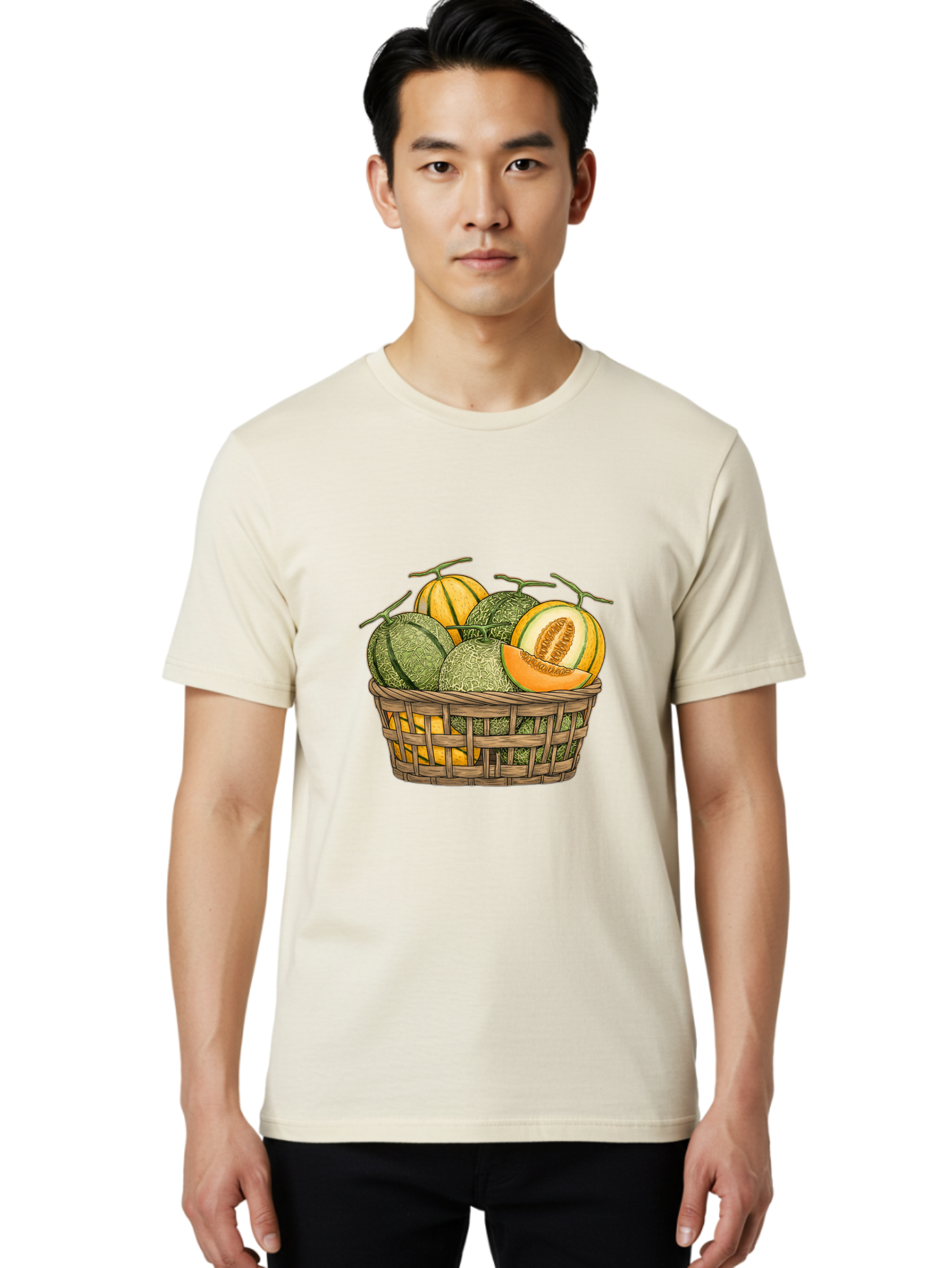 Melons-In-Basket Men'S Graphic Tee, 100% Cotton, Comfortable Casual Summer Wear, Machine Washable, Vintage Camera, Old Camera, Antique Camera, Black Camera, Classic Photography, Photography Equipment, Nostalgic Device, Film Camera, Camera Art Baj095