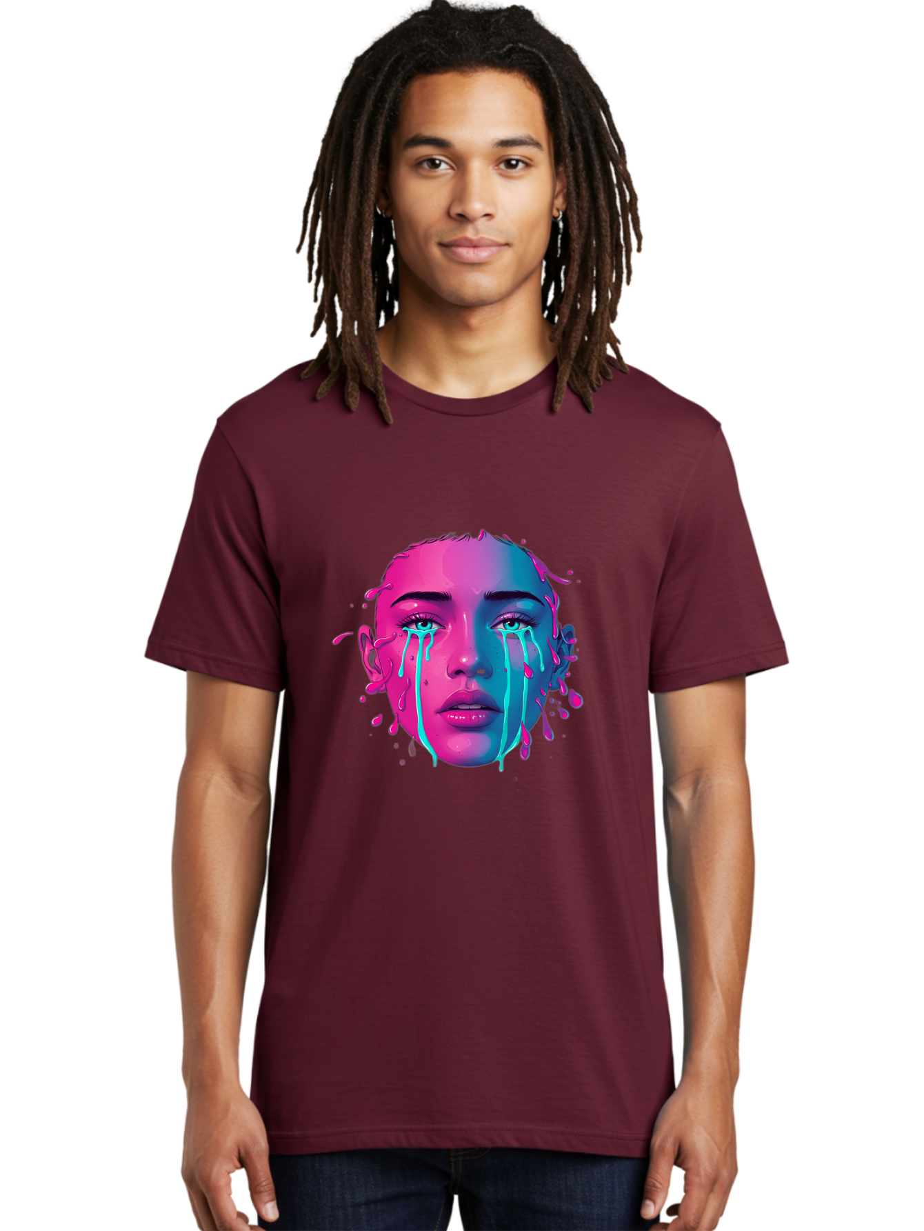 Melting-Face Men'S Graphic Tee, 100% Cotton, Comfortable Casual Summer Wear, Machine Washable, Vintage Camera, Old Camera, Antique Camera, Black Camera, Classic Photography, Photography Equipment, Nostalgic Device, Film Camera, Camera Art Baj098