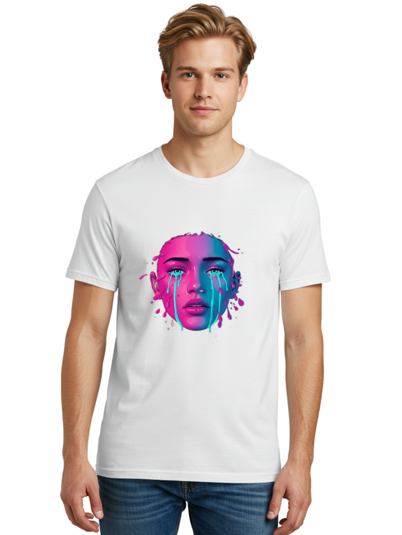 Melting-Face Men'S Graphic Tee, 100% Cotton, Comfortable Casual Summer Wear, Machine Washable, Vintage Camera, Old Camera, Antique Camera, Black Camera, Classic Photography, Photography Equipment, Nostalgic Device, Film Camera, Camera Art Baj098