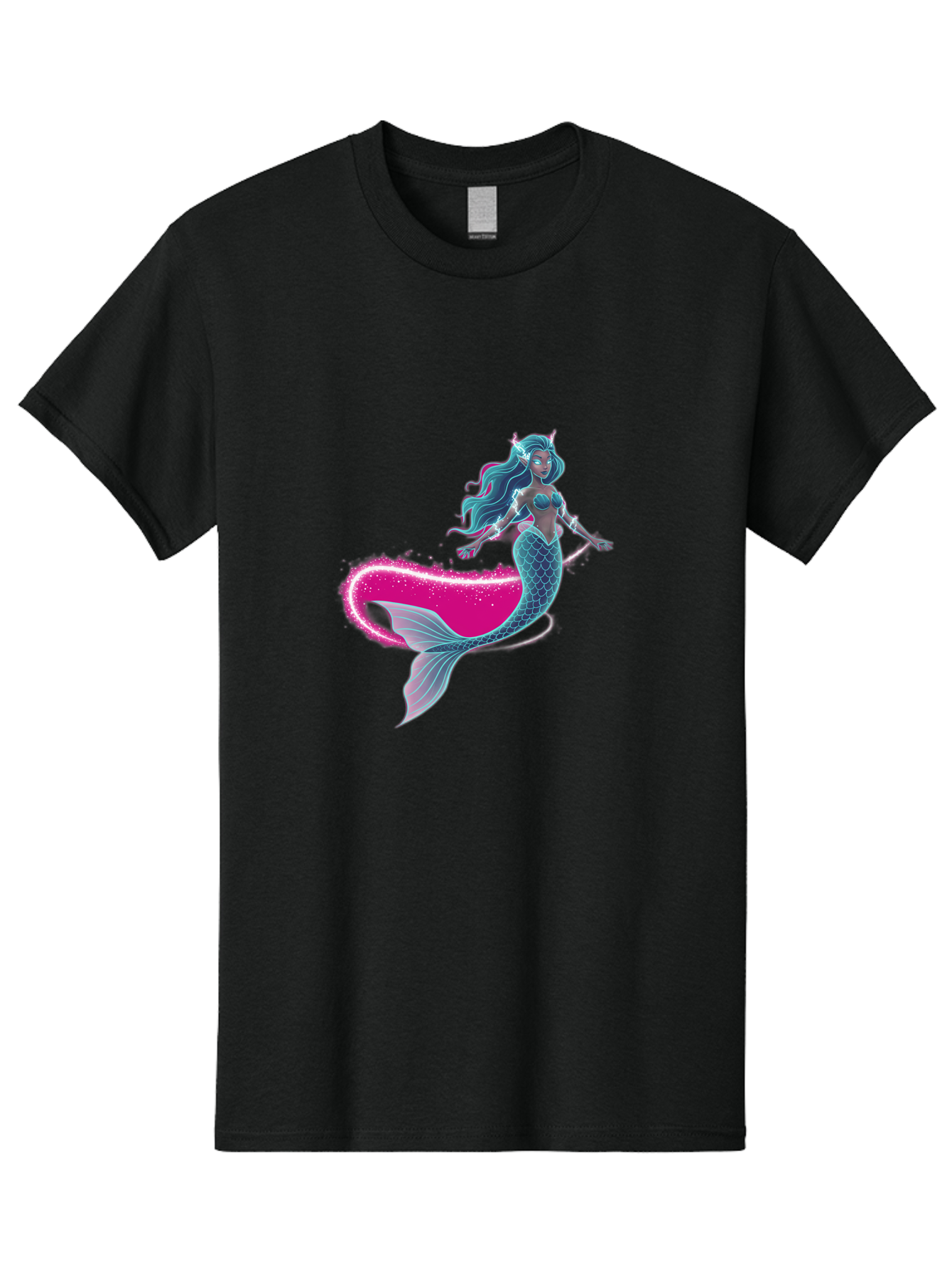 Mermaid-1 Men'S Graphic Tee, 100% Cotton, Comfortable Casual Summer Wear, Machine Washable, Vintage Camera, Old Camera, Antique Camera, Black Camera, Classic Photography, Photography Equipment, Nostalgic Device, Film Camera, Camera Art Baj099