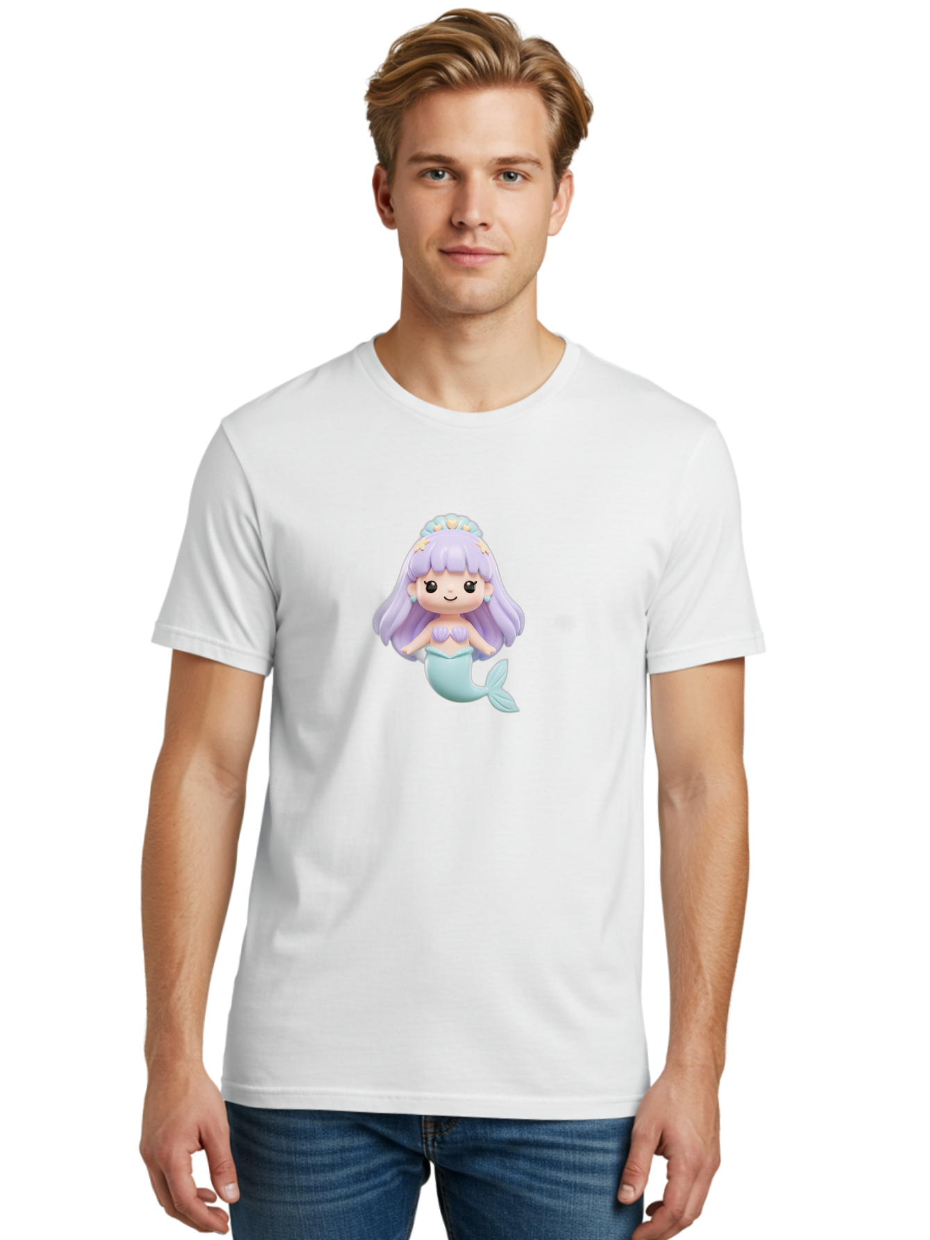 Mermaid-Figurine Men'S Graphic Tee, 100% Cotton, Comfortable Casual Summer Wear, Machine Washable, Vintage Camera, Old Camera, Antique Camera, Black Camera, Classic Photography, Photography Equipment, Nostalgic Device, Film Camera, Camera Art Baj102