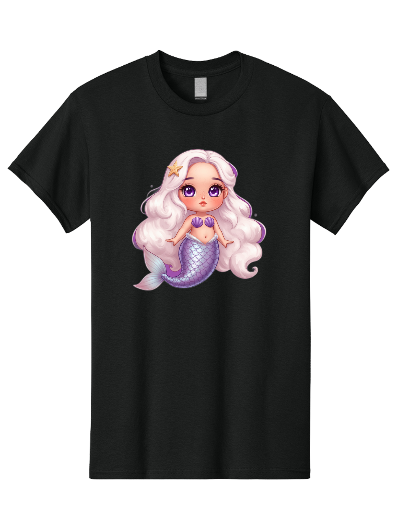 Mermaid-Girl-1 Men'S Graphic Tee, 100% Cotton, Comfortable Casual Summer Wear, Machine Washable, Vintage Camera, Old Camera, Antique Camera, Black Camera, Classic Photography, Photography Equipment, Nostalgic Device, Film Camera, Camera Art Baj103