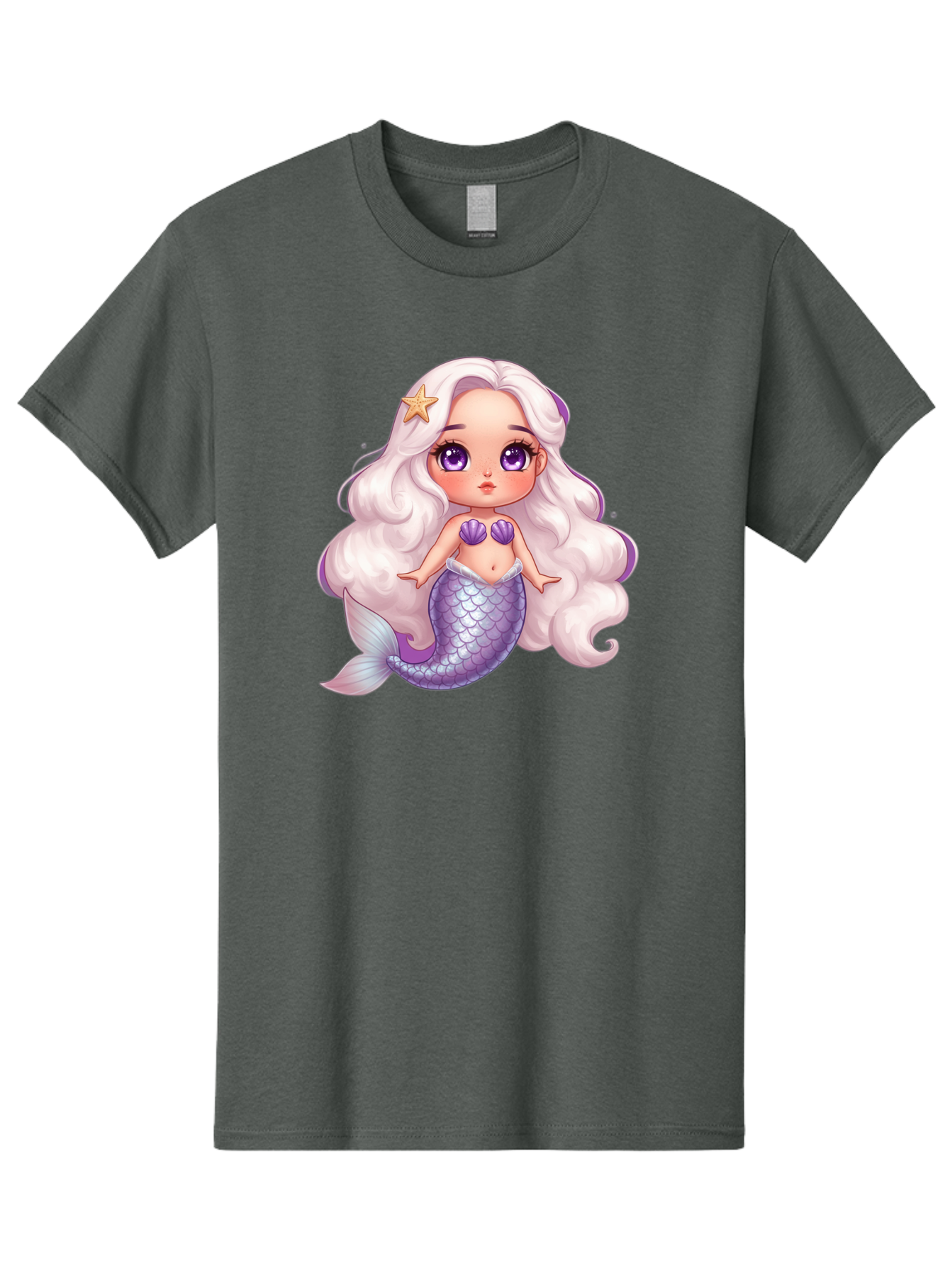 Mermaid-Girl-1 Men'S Graphic Tee, 100% Cotton, Comfortable Casual Summer Wear, Machine Washable, Vintage Camera, Old Camera, Antique Camera, Black Camera, Classic Photography, Photography Equipment, Nostalgic Device, Film Camera, Camera Art Baj103