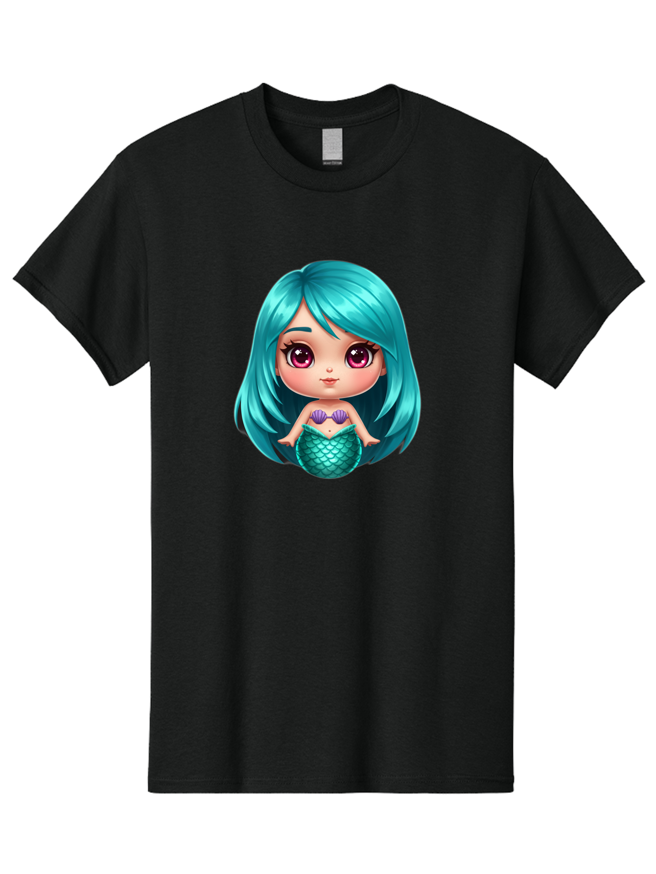 Mermaid-Girl-2 Men'S Graphic Tee, 100% Cotton, Comfortable Casual Summer Wear, Machine Washable, Vintage Camera, Old Camera, Antique Camera, Black Camera, Classic Photography, Photography Equipment, Nostalgic Device, Film Camera, Camera Art Baj104