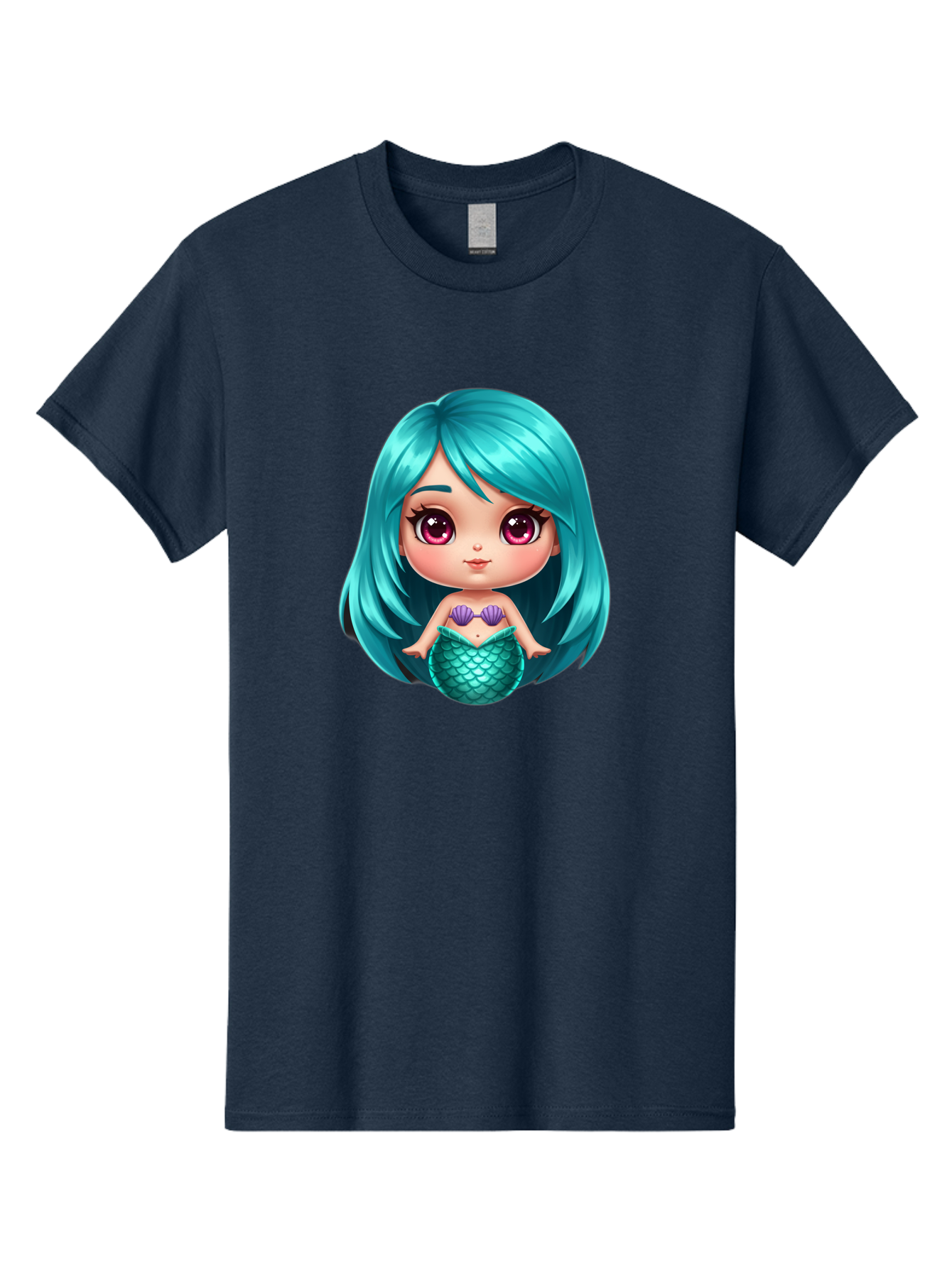 Mermaid-Girl-2 Men'S Graphic Tee, 100% Cotton, Comfortable Casual Summer Wear, Machine Washable, Vintage Camera, Old Camera, Antique Camera, Black Camera, Classic Photography, Photography Equipment, Nostalgic Device, Film Camera, Camera Art Baj104