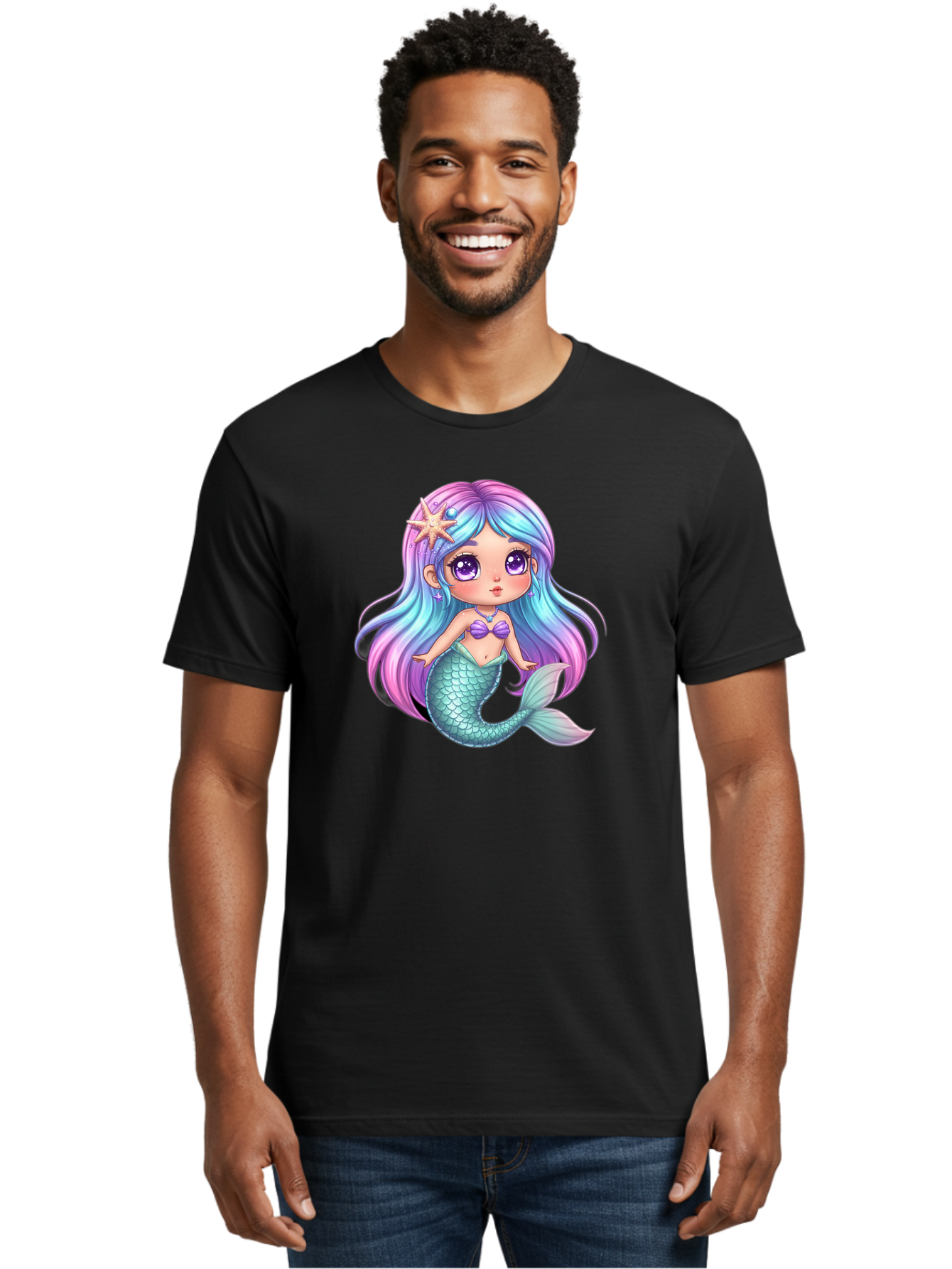 Mermaid-Girl Men'S Graphic Tee, 100% Cotton, Comfortable Casual Summer Wear, Machine Washable, Vintage Camera, Old Camera, Antique Camera, Black Camera, Classic Photography, Photography Equipment, Nostalgic Device, Film Camera, Camera Art Baj106