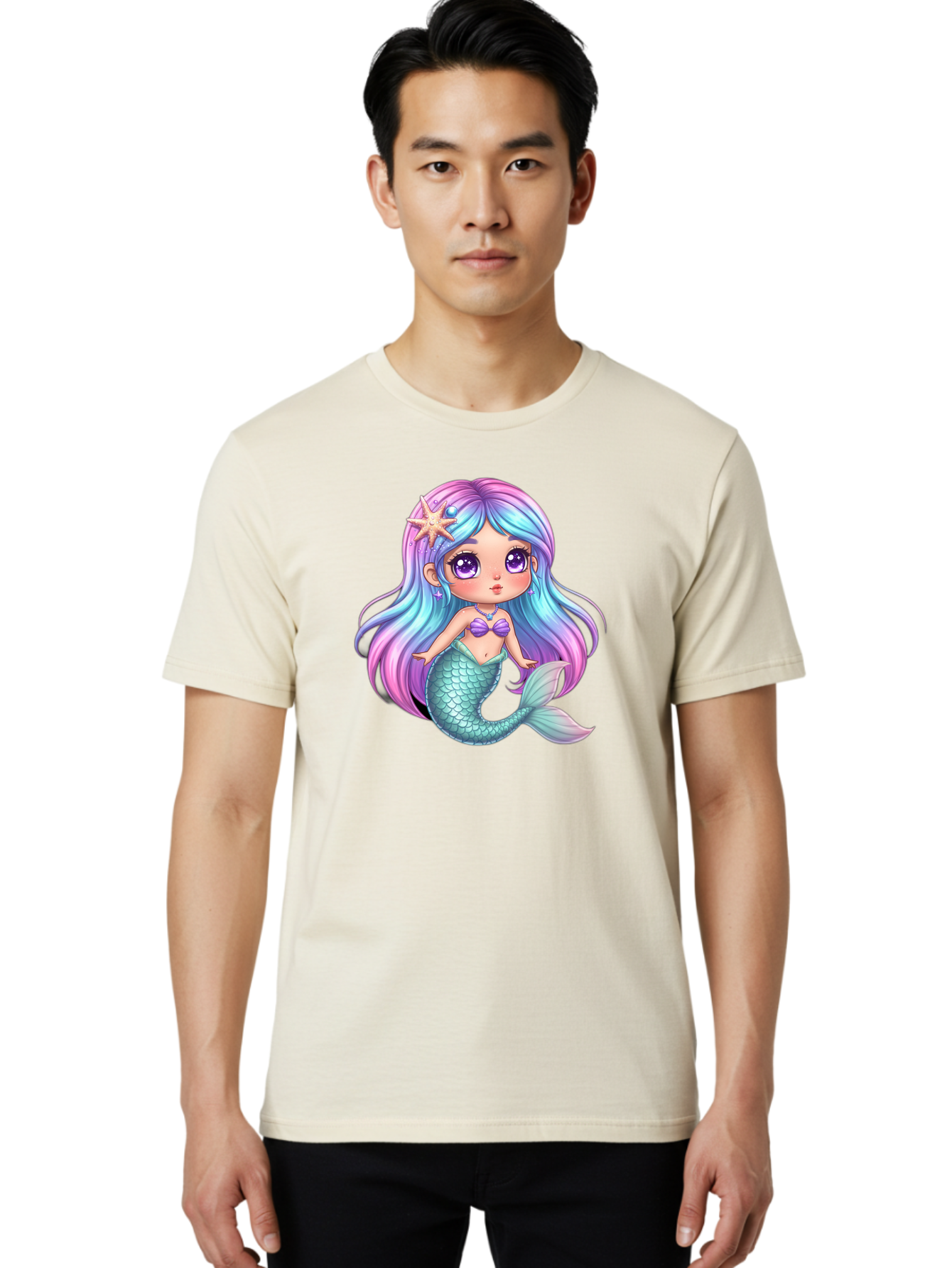Mermaid-Girl Men'S Graphic Tee, 100% Cotton, Comfortable Casual Summer Wear, Machine Washable, Vintage Camera, Old Camera, Antique Camera, Black Camera, Classic Photography, Photography Equipment, Nostalgic Device, Film Camera, Camera Art Baj106
