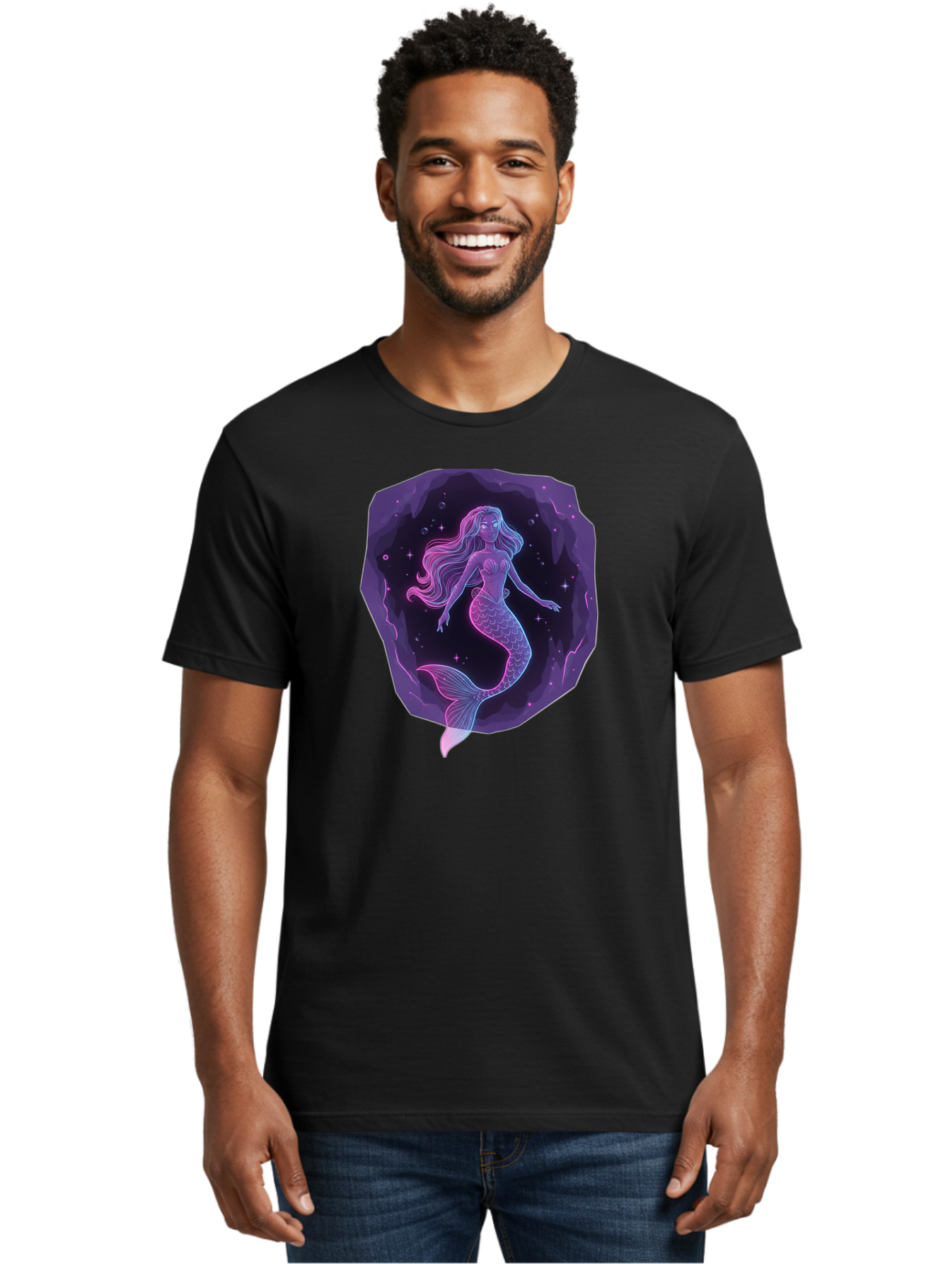 Mermaid-In-Purple Men'S Graphic Tee, 100% Cotton, Comfortable Casual Summer Wear, Machine Washable, Vintage Camera, Old Camera, Antique Camera, Black Camera, Classic Photography, Photography Equipment, Nostalgic Device, Film Camera, Camera Art Baj107