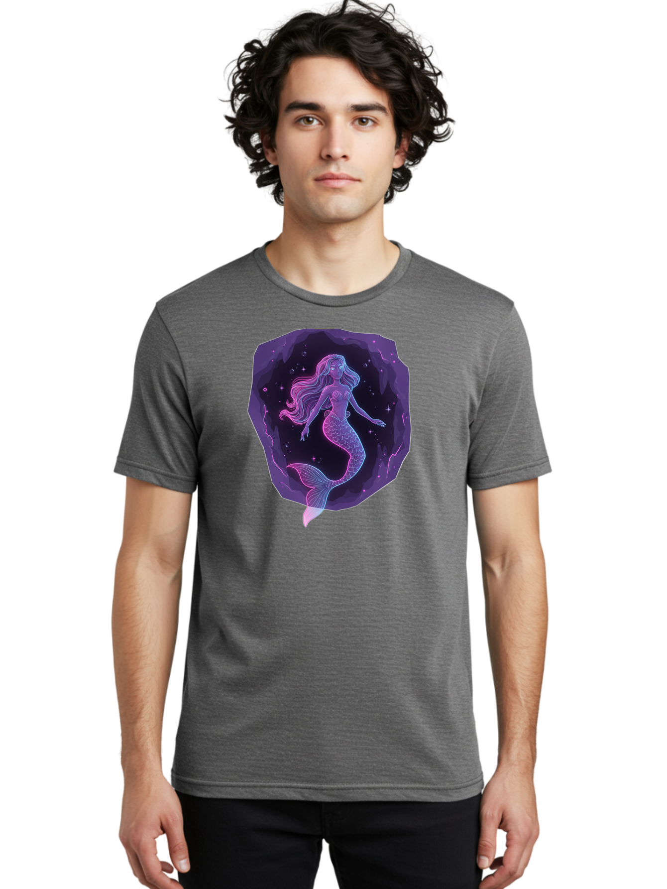 Mermaid-In-Purple Men'S Graphic Tee, 100% Cotton, Comfortable Casual Summer Wear, Machine Washable, Vintage Camera, Old Camera, Antique Camera, Black Camera, Classic Photography, Photography Equipment, Nostalgic Device, Film Camera, Camera Art Baj107