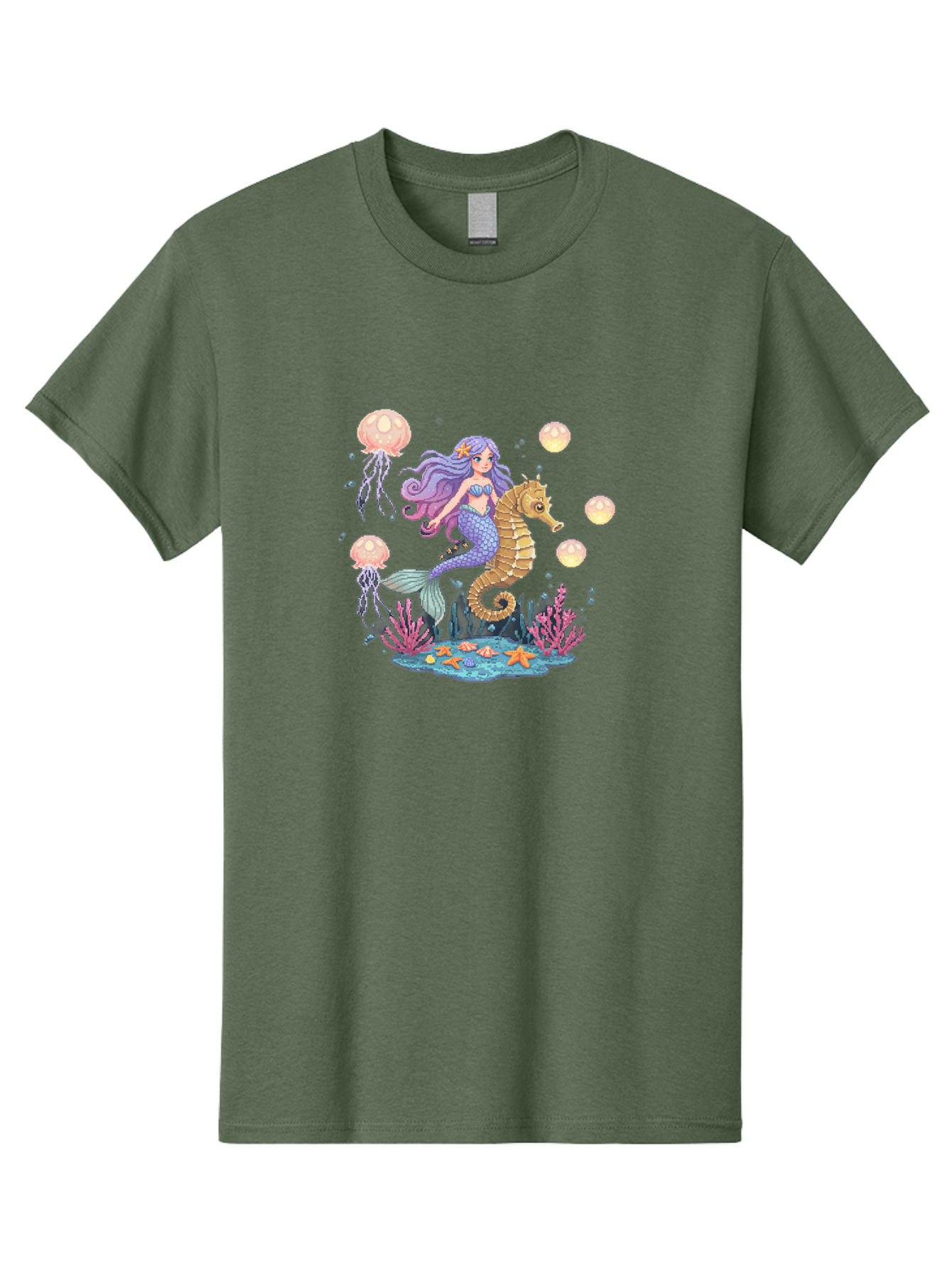 Mermaid-Riding-Seahorse Men'S Graphic Tee, 100% Cotton, Comfortable Casual Summer Wear, Machine Washable, Vintage Camera, Old Camera, Antique Camera, Black Camera, Classic Photography, Photography Equipment, Nostalgic Device, Film Camera, Baj109