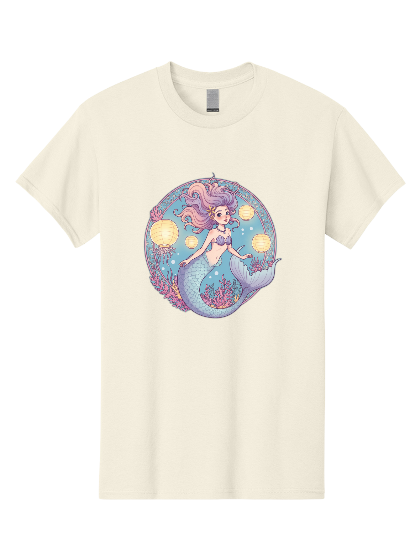 Mermaid-With-Lanterns Men'S Graphic Tee, 100% Cotton, Comfortable Casual Summer Wear, Machine Washable, Vintage Camera, Old Camera, Antique Camera, Black Camera, Classic Photography, Photography Equipment, Nostalgic Device, Film Camera, Baj113