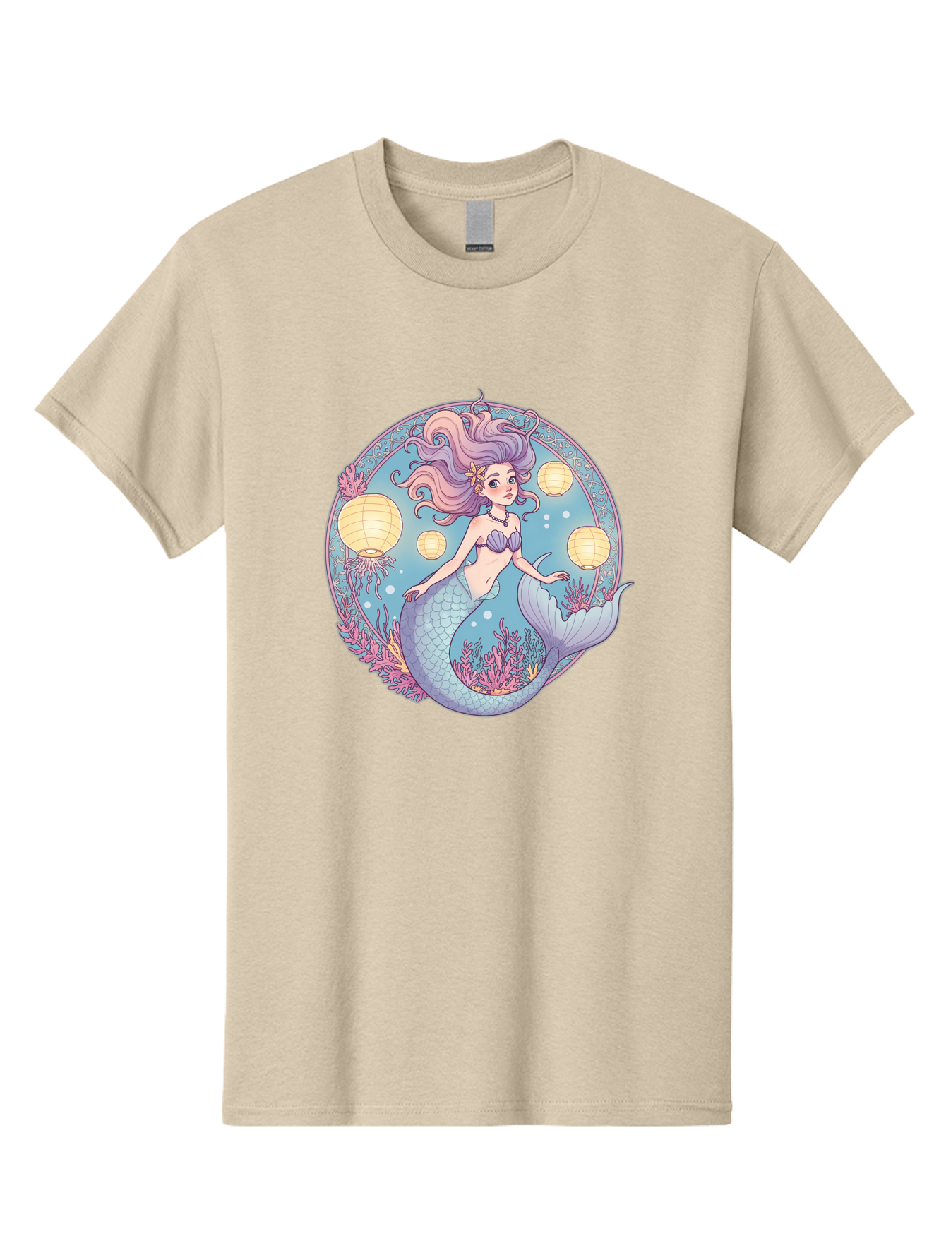Mermaid-With-Lanterns Men'S Graphic Tee, 100% Cotton, Comfortable Casual Summer Wear, Machine Washable, Vintage Camera, Old Camera, Antique Camera, Black Camera, Classic Photography, Photography Equipment, Nostalgic Device, Film Camera, Baj113