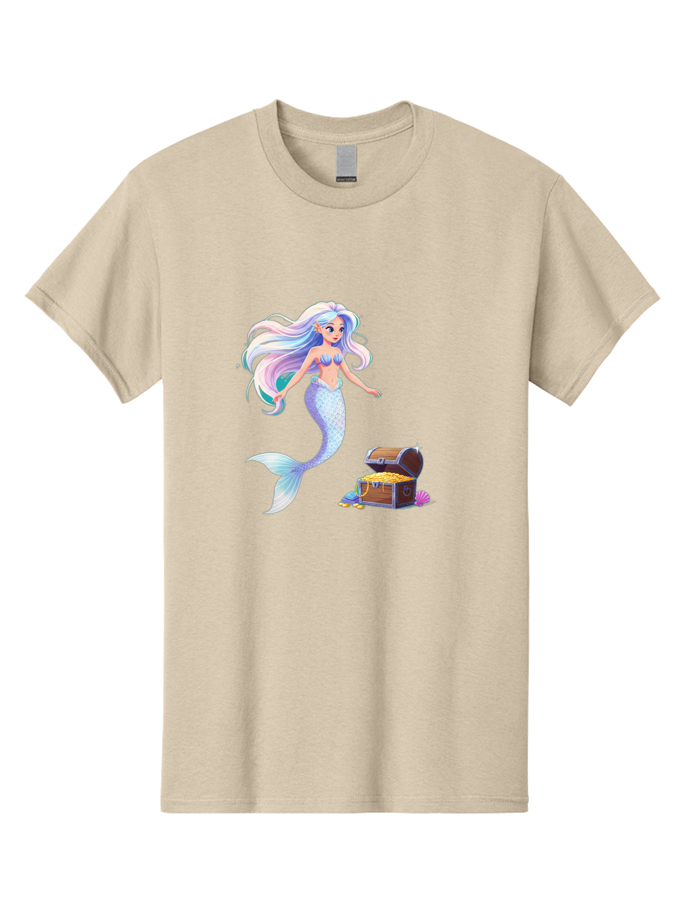 Mermaid-With-Treasure Men'S Graphic Tee, 100% Cotton, Comfortable Casual Summer Wear, Machine Washable, Vintage Camera, Old Camera, Antique Camera, Black Camera, Classic Photography, Photography Equipment, Nostalgic Device, Film Camera, Baj114