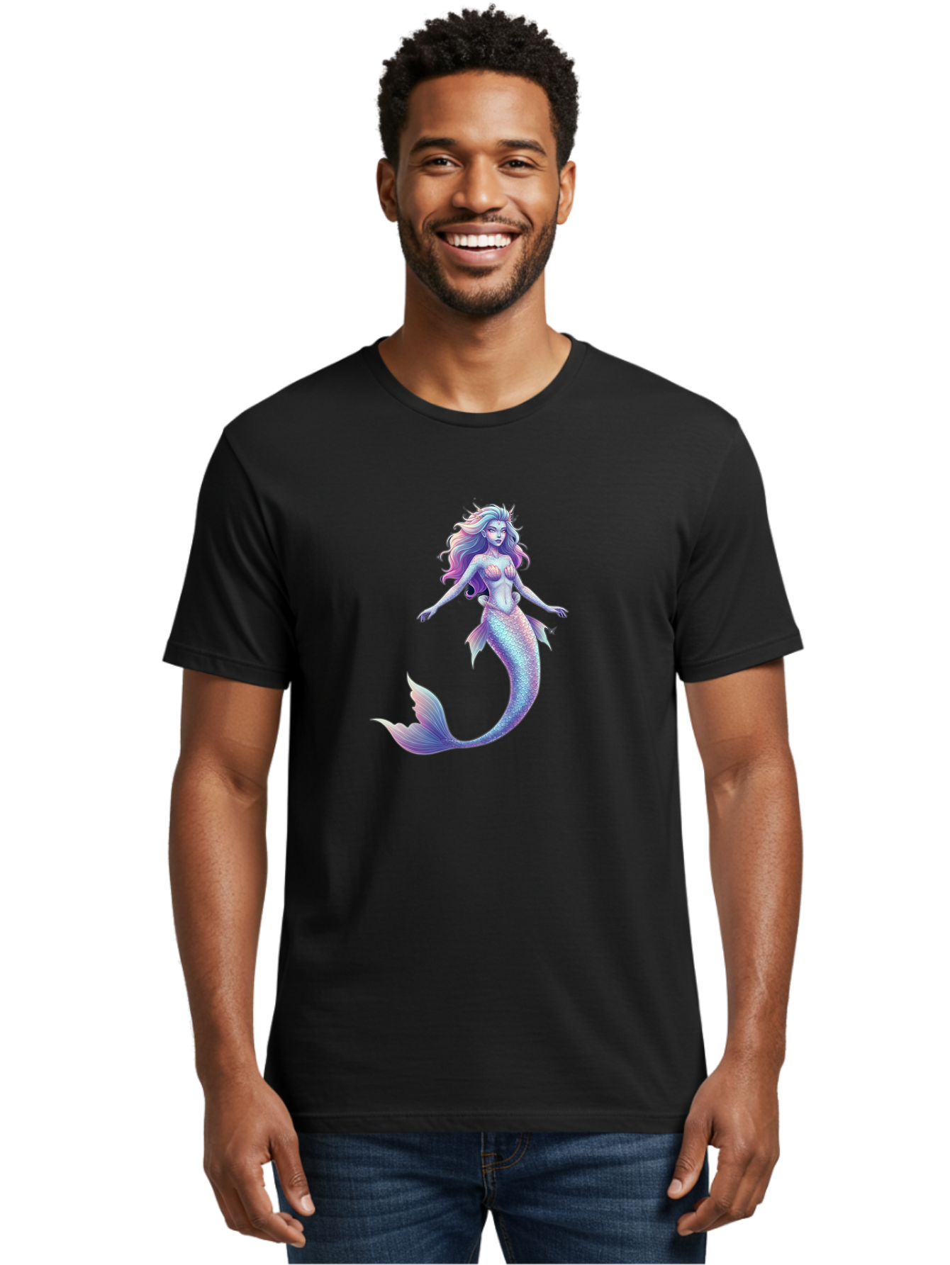 Mermaid Men'S Graphic Tee, 100% Cotton, Comfortable Casual Summer Wear, Machine Washable, Vintage Camera, Old Camera, Antique Camera, Black Camera, Classic Photography, Photography Equipment, Nostalgic Device, Film Camera, Camera Art Baj115