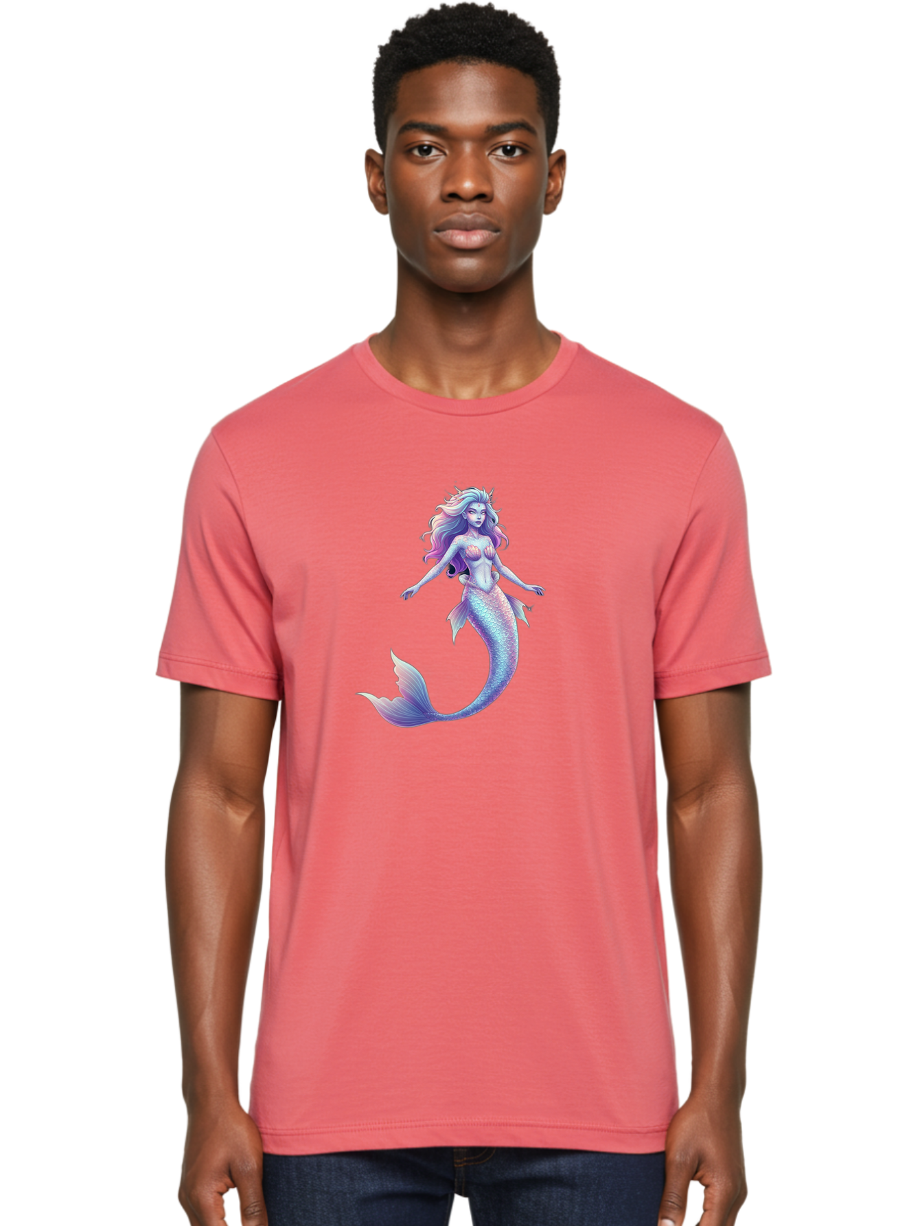 Mermaid Men'S Graphic Tee, 100% Cotton, Comfortable Casual Summer Wear, Machine Washable, Vintage Camera, Old Camera, Antique Camera, Black Camera, Classic Photography, Photography Equipment, Nostalgic Device, Film Camera, Camera Art Baj115