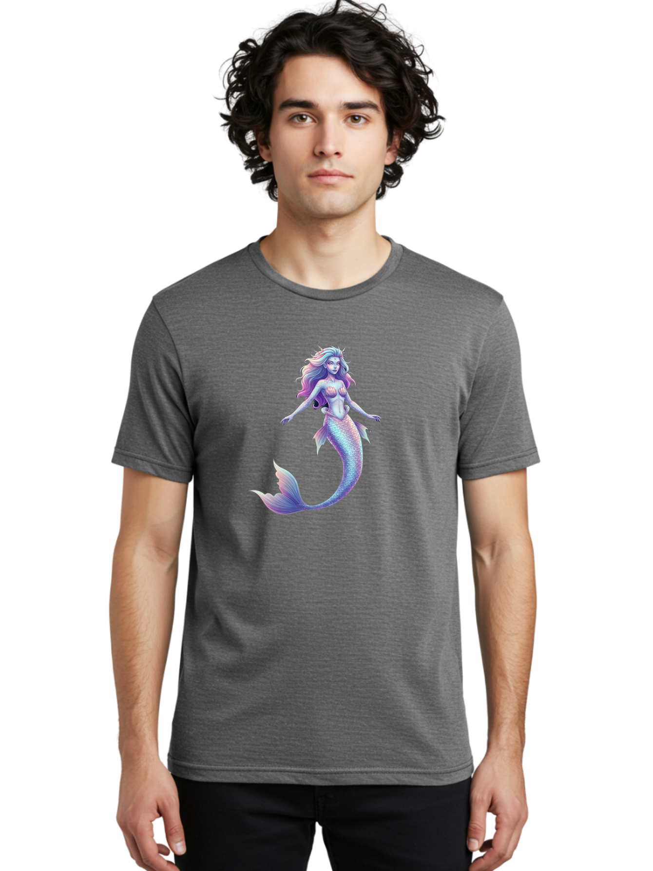 Mermaid Men'S Graphic Tee, 100% Cotton, Comfortable Casual Summer Wear, Machine Washable, Vintage Camera, Old Camera, Antique Camera, Black Camera, Classic Photography, Photography Equipment, Nostalgic Device, Film Camera, Camera Art Baj115
