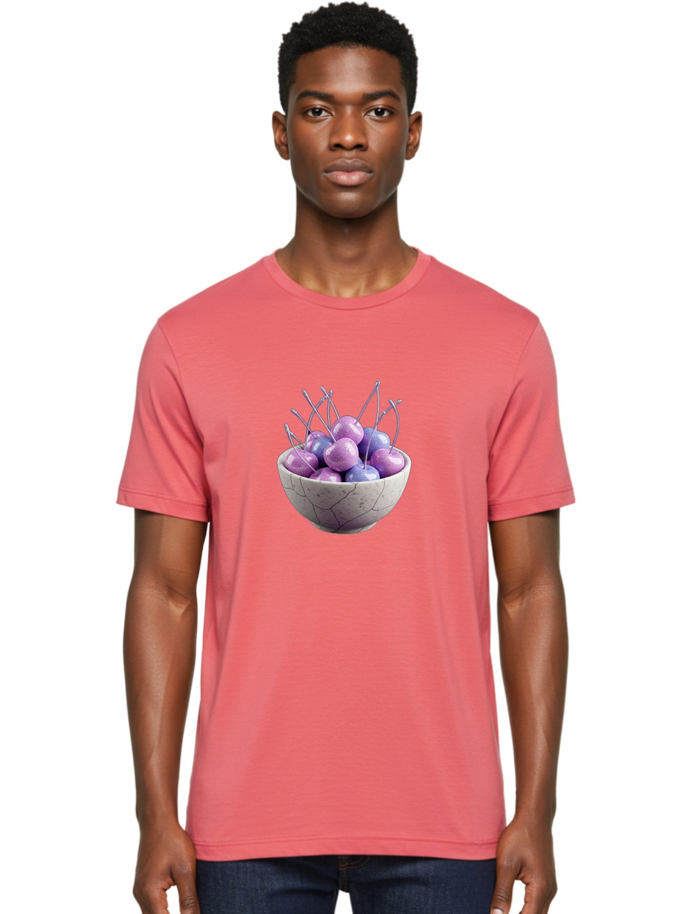 Metallic-Cherries Men'S Graphic Tee, 100% Cotton, Comfortable Casual Summer Wear, Machine Washable, Vintage Camera, Old Camera, Antique Camera, Black Camera, Classic Photography, Photography Equipment, Nostalgic Device, Film Camera, Camera Art Baj116