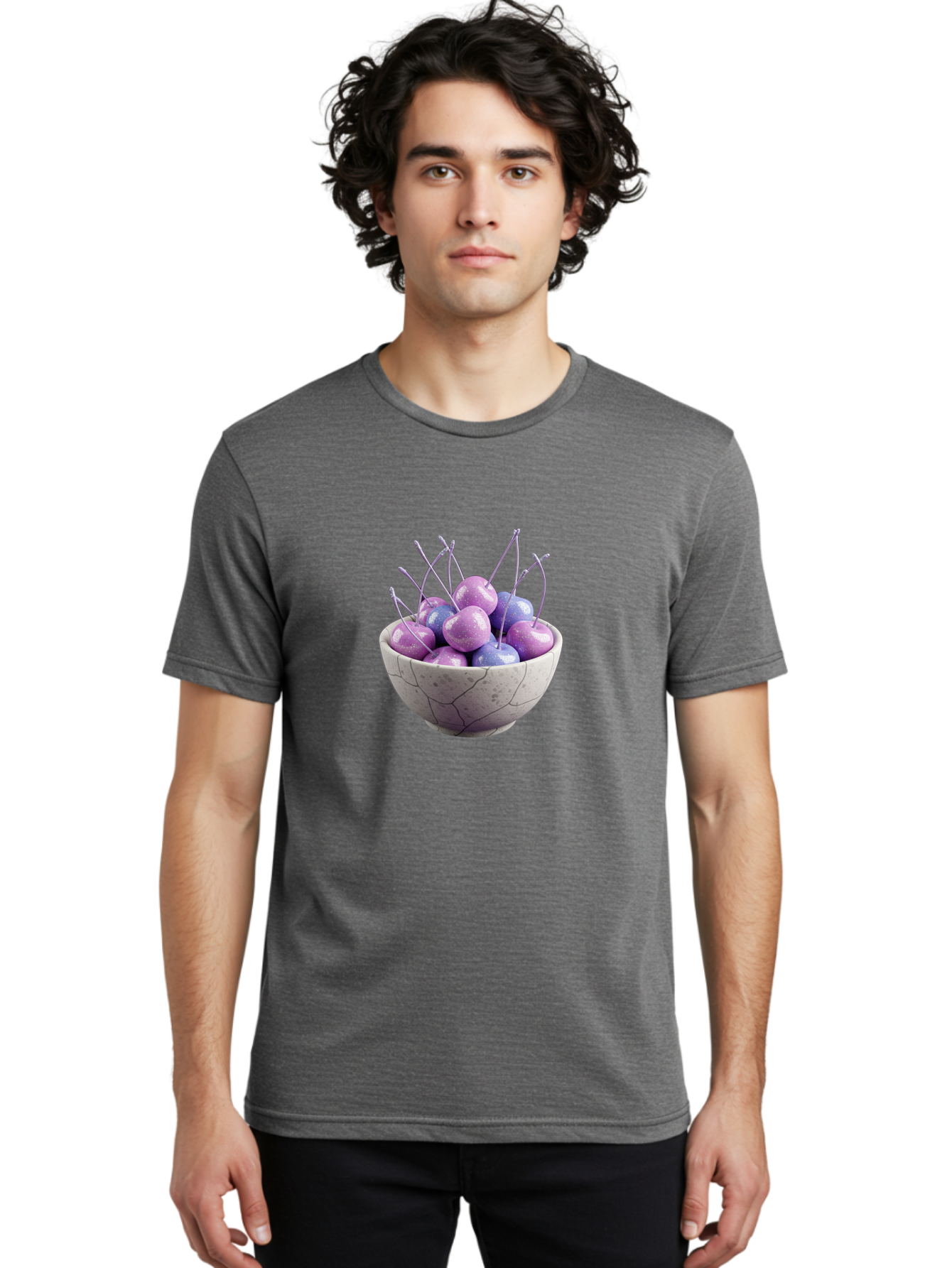 Metallic-Cherries Men'S Graphic Tee, 100% Cotton, Comfortable Casual Summer Wear, Machine Washable, Vintage Camera, Old Camera, Antique Camera, Black Camera, Classic Photography, Photography Equipment, Nostalgic Device, Film Camera, Camera Art Baj116