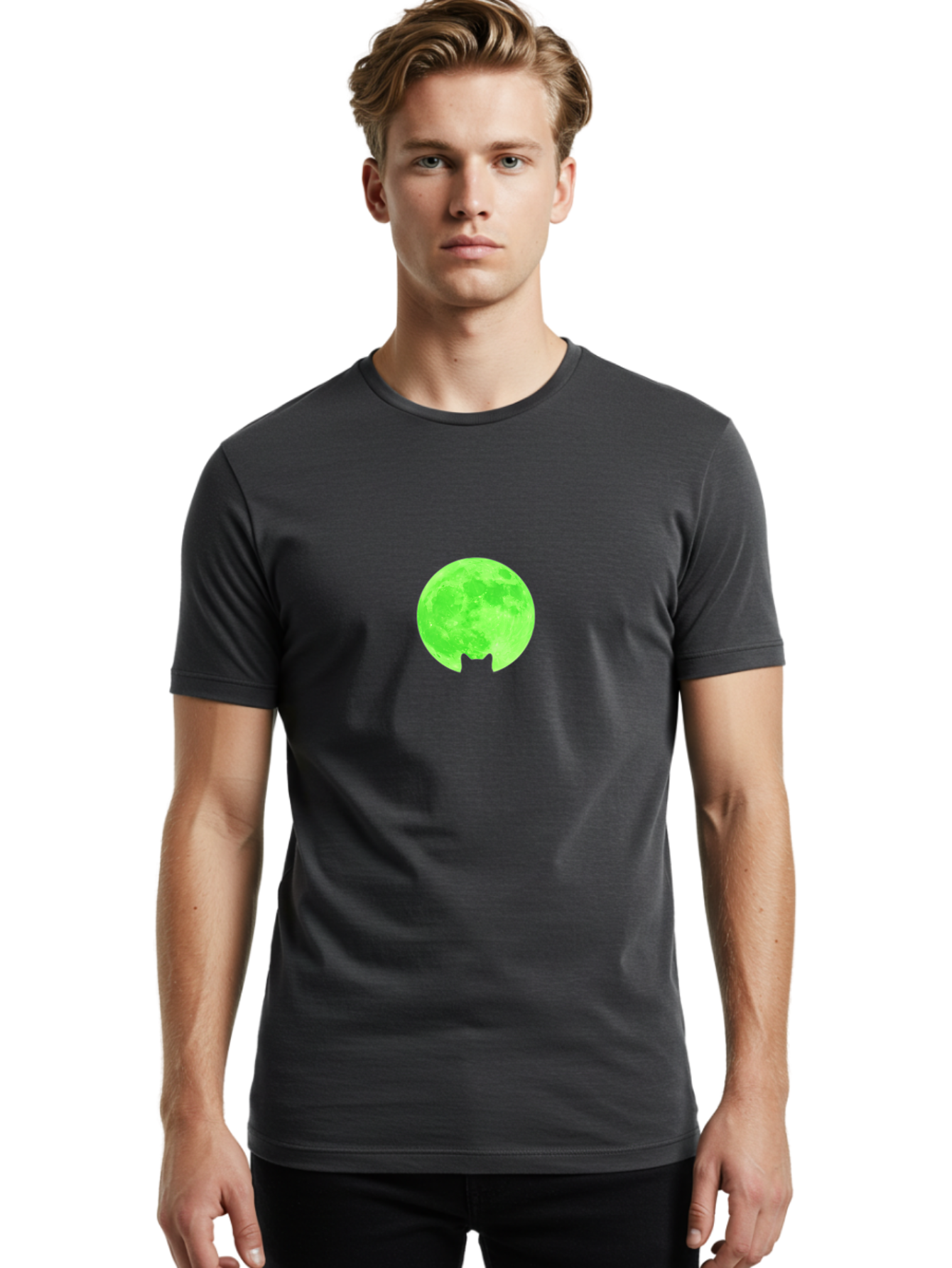 Moon Men'S Graphic Tee, 100% Cotton, Comfortable Casual Summer Wear, Machine Washable, Vintage Camera, Old Camera, Antique Camera, Black Camera, Classic Photography, Photography Equipment, Nostalgic Device, Film Camera, Camera Art Baj119