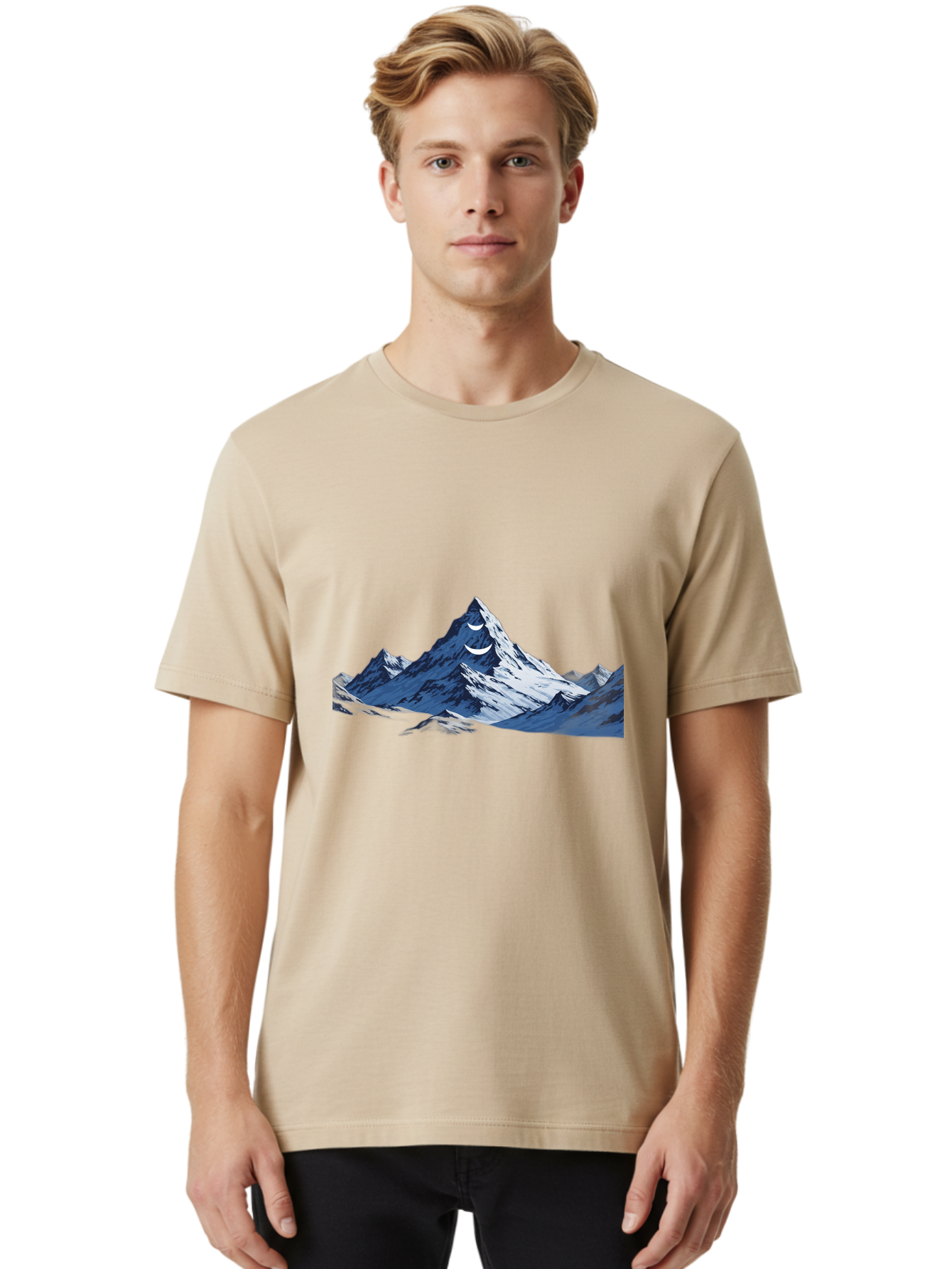 Mountain-Peak Men'S Graphic Tee, 100% Cotton, Comfortable Casual Summer Wear, Machine Washable, Vintage Camera, Old Camera, Antique Camera, Black Camera, Classic Photography, Photography Equipment, Nostalgic Device, Film Camera, Camera Art Baj121