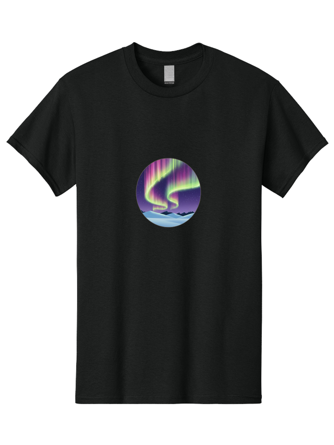Northern-Lights-1 Men'S Graphic Tee, 100% Cotton, Comfortable Casual Summer Wear, Machine Washable, Vintage Camera, Old Camera, Antique Camera, Black Camera, Classic Photography, Photography Equipment, Nostalgic Device, Film Camera, Camera Art Baj126