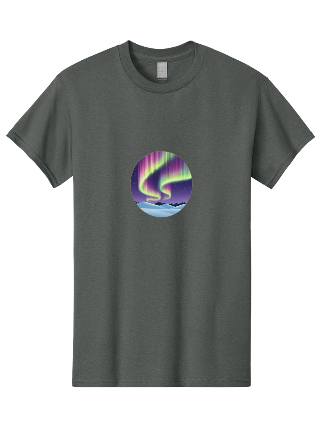 Northern-Lights-1 Men'S Graphic Tee, 100% Cotton, Comfortable Casual Summer Wear, Machine Washable, Vintage Camera, Old Camera, Antique Camera, Black Camera, Classic Photography, Photography Equipment, Nostalgic Device, Film Camera, Camera Art Baj126