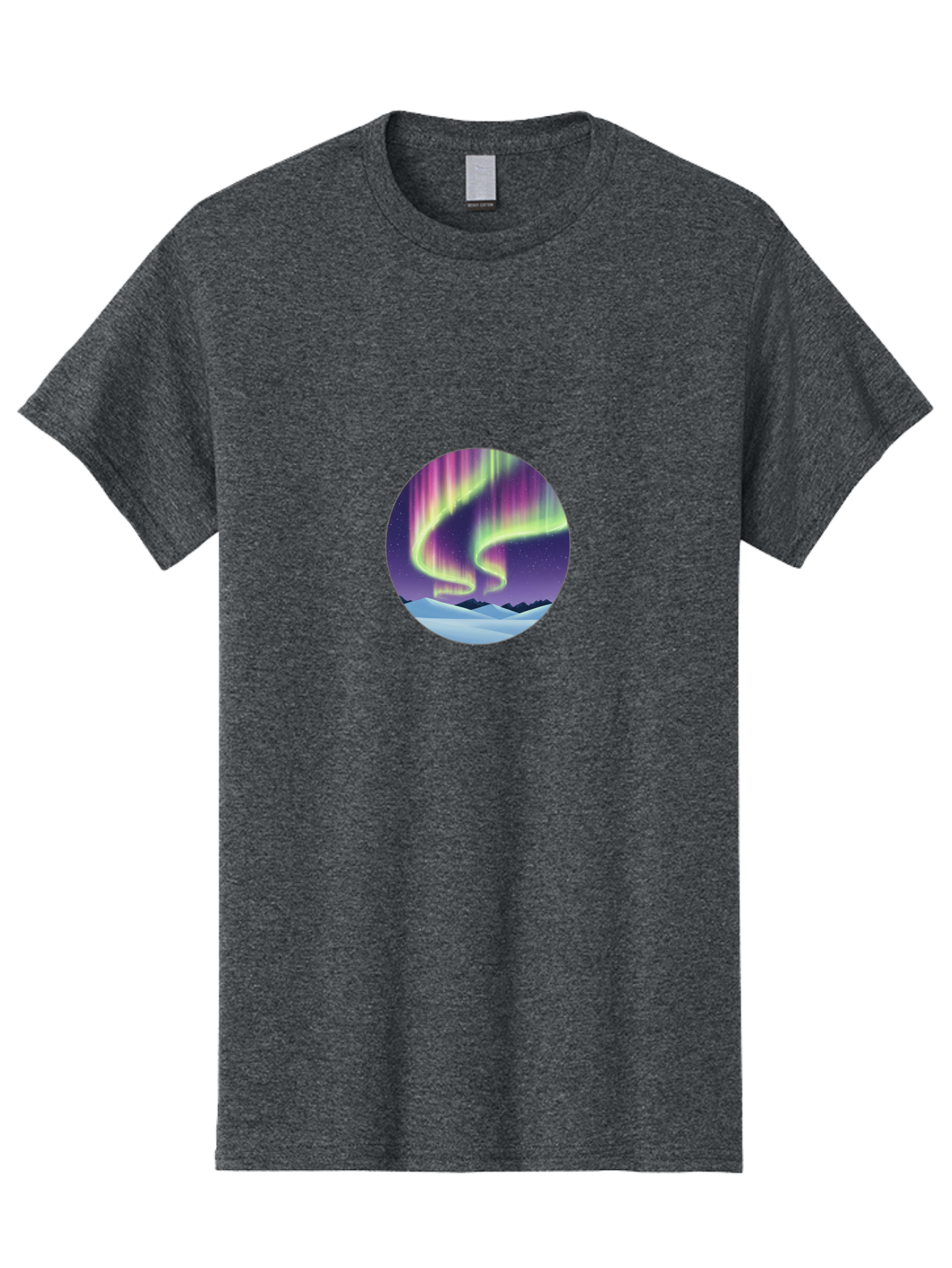 Northern-Lights-1 Men'S Graphic Tee, 100% Cotton, Comfortable Casual Summer Wear, Machine Washable, Vintage Camera, Old Camera, Antique Camera, Black Camera, Classic Photography, Photography Equipment, Nostalgic Device, Film Camera, Camera Art Baj126