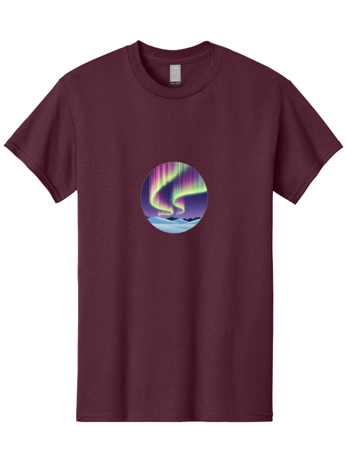 Northern-Lights-1 Men'S Graphic Tee, 100% Cotton, Comfortable Casual Summer Wear, Machine Washable, Vintage Camera, Old Camera, Antique Camera, Black Camera, Classic Photography, Photography Equipment, Nostalgic Device, Film Camera, Camera Art Baj126