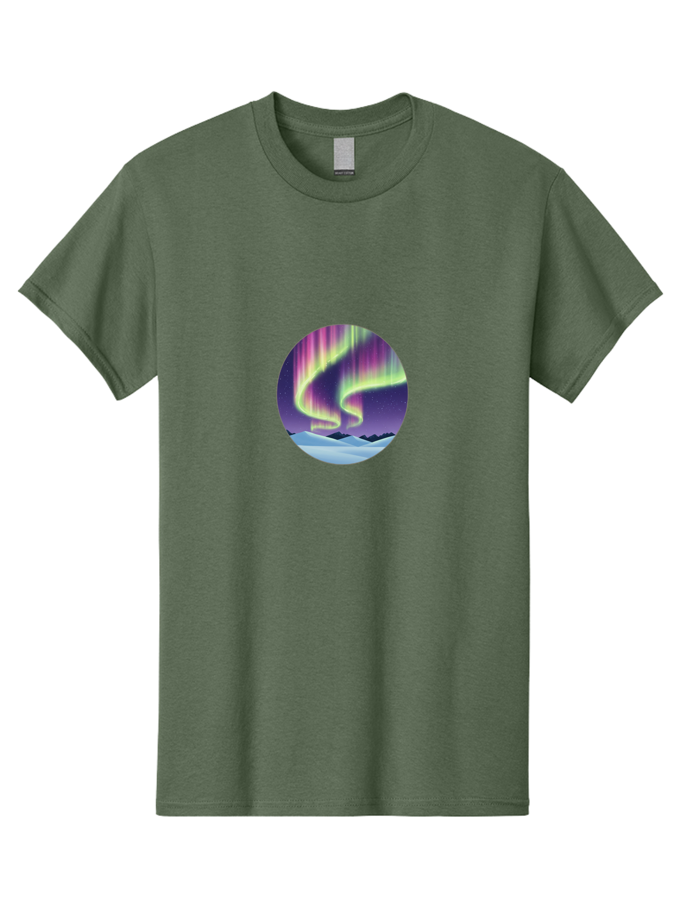 Northern-Lights-1 Men'S Graphic Tee, 100% Cotton, Comfortable Casual Summer Wear, Machine Washable, Vintage Camera, Old Camera, Antique Camera, Black Camera, Classic Photography, Photography Equipment, Nostalgic Device, Film Camera, Camera Art Baj126