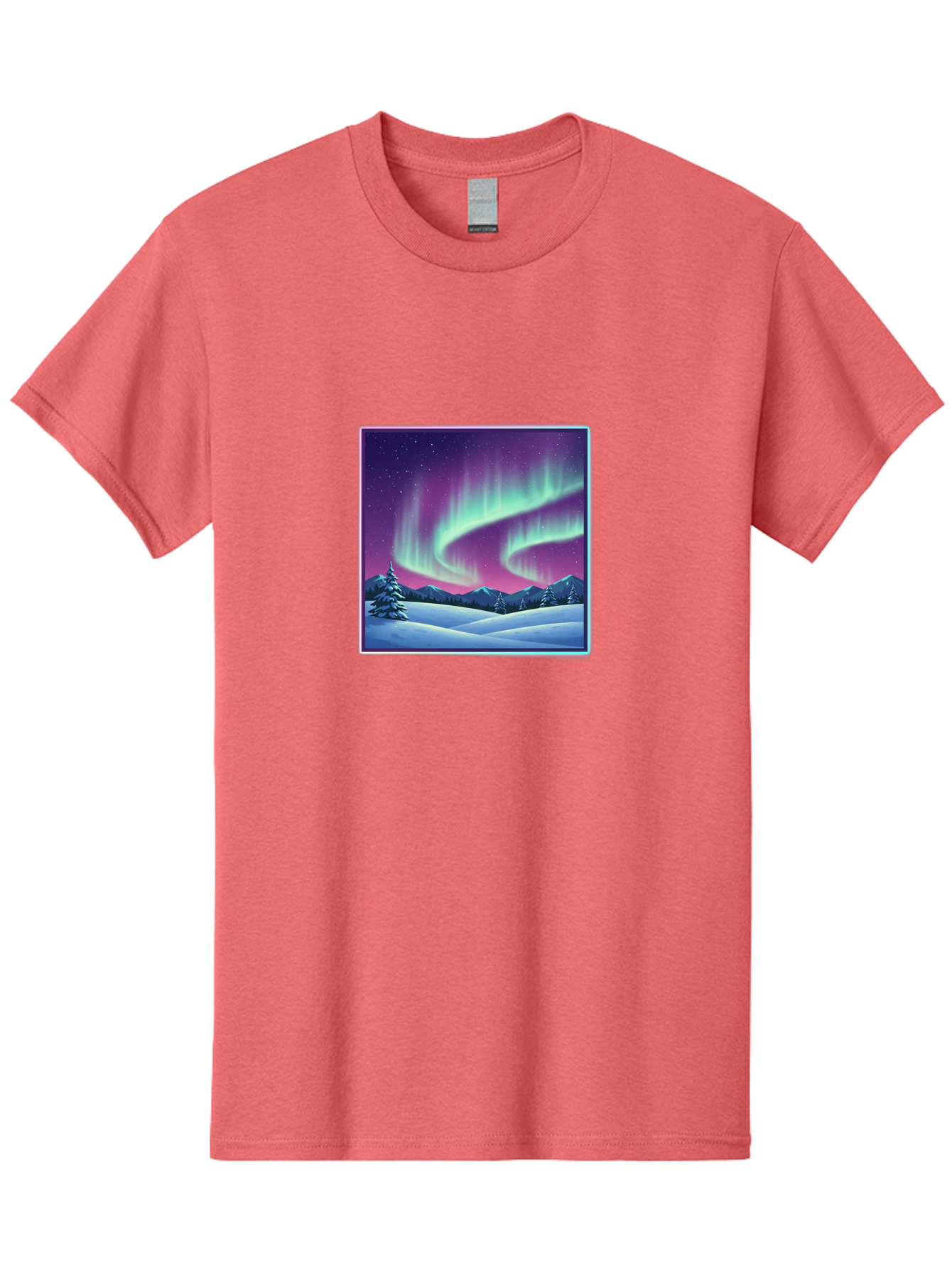 Northern-Lights-2 Men'S Graphic Tee, 100% Cotton, Comfortable Casual Summer Wear, Machine Washable, Vintage Camera, Old Camera, Antique Camera, Black Camera, Classic Photography, Photography Equipment, Nostalgic Device, Film Camera, Camera Art Baj127