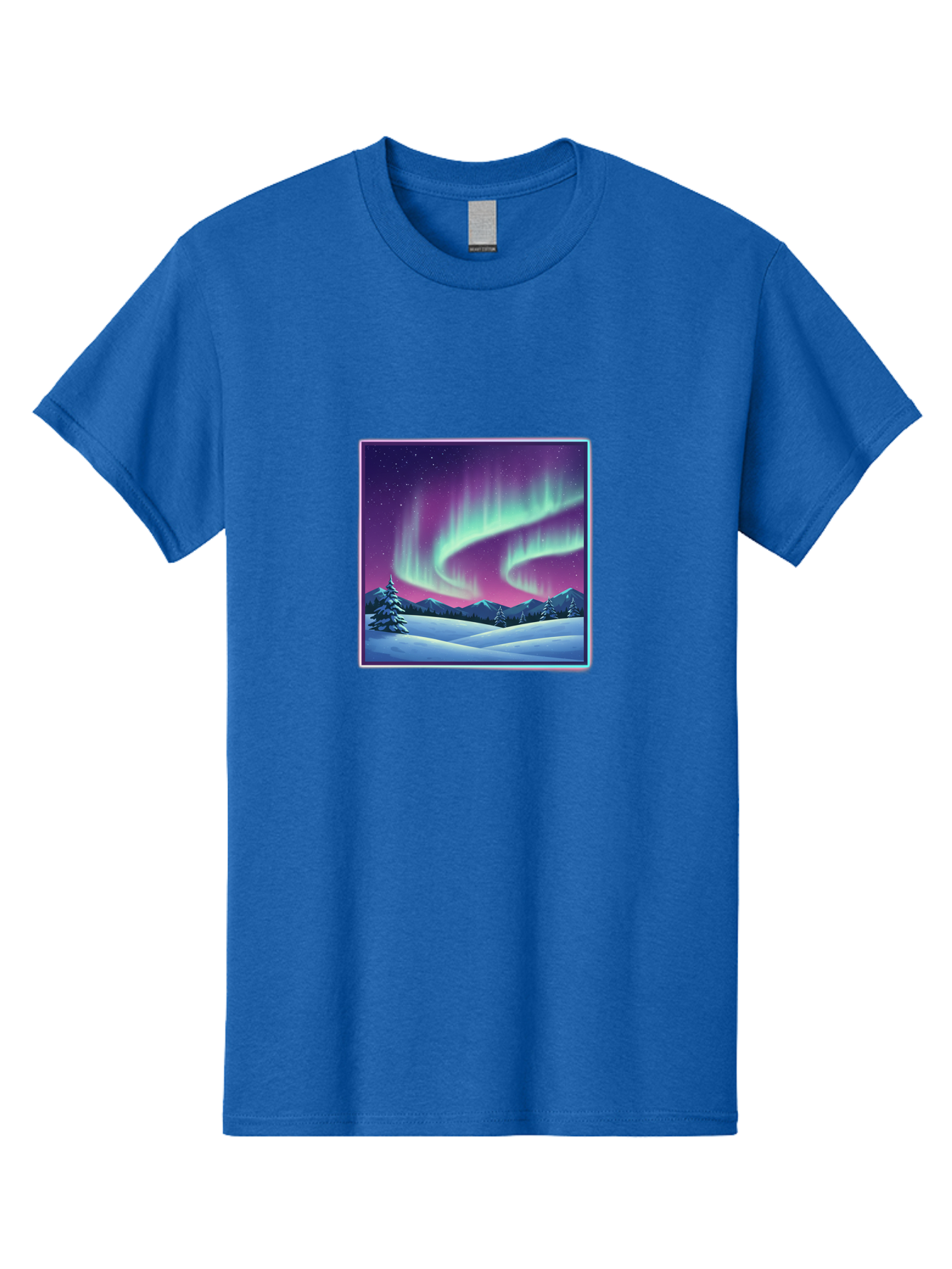 Northern-Lights-2 Men'S Graphic Tee, 100% Cotton, Comfortable Casual Summer Wear, Machine Washable, Vintage Camera, Old Camera, Antique Camera, Black Camera, Classic Photography, Photography Equipment, Nostalgic Device, Film Camera, Camera Art Baj127