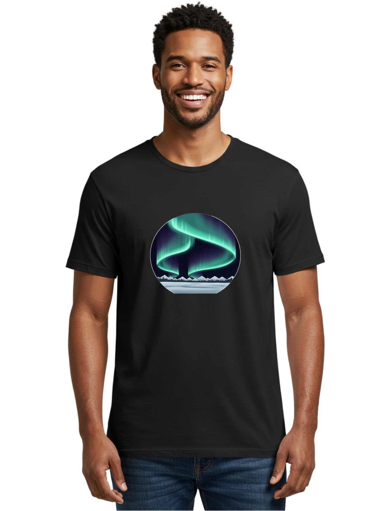 Northern-Lights Men'S Graphic Tee, 100% Cotton, Comfortable Casual Summer Wear, Machine Washable, Vintage Camera, Old Camera, Antique Camera, Black Camera, Classic Photography, Photography Equipment, Nostalgic Device, Film Camera, Camera Art Baj128