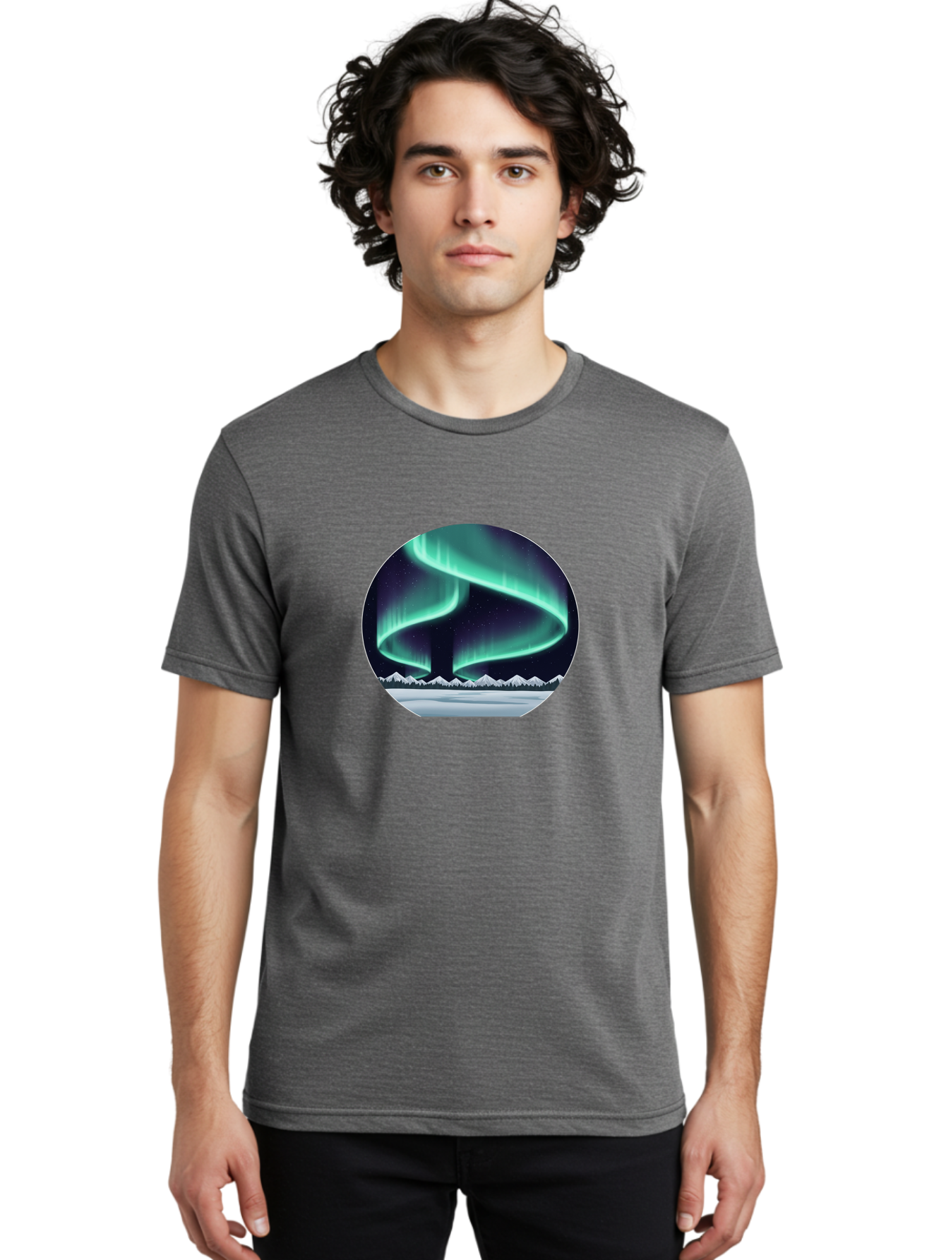 Northern-Lights Men'S Graphic Tee, 100% Cotton, Comfortable Casual Summer Wear, Machine Washable, Vintage Camera, Old Camera, Antique Camera, Black Camera, Classic Photography, Photography Equipment, Nostalgic Device, Film Camera, Camera Art Baj128