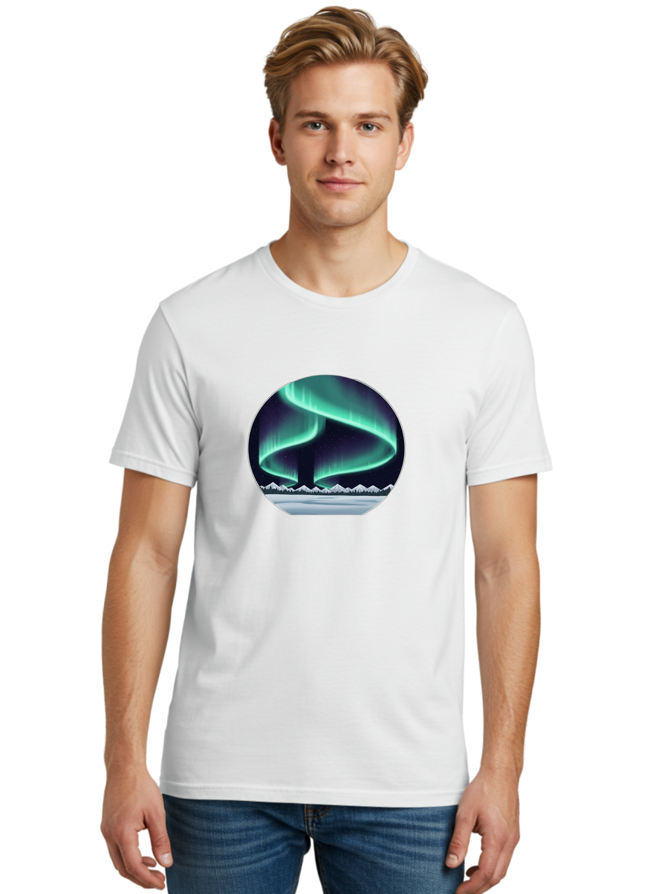 Northern-Lights Men'S Graphic Tee, 100% Cotton, Comfortable Casual Summer Wear, Machine Washable, Vintage Camera, Old Camera, Antique Camera, Black Camera, Classic Photography, Photography Equipment, Nostalgic Device, Film Camera, Camera Art Baj128
