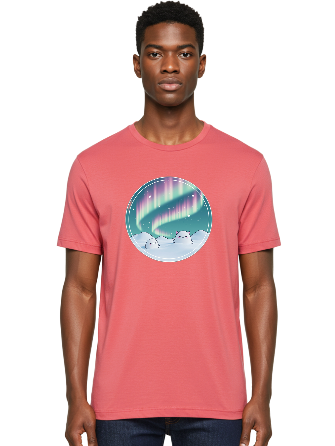 Nyan-Cat-Aurora Men'S Graphic Tee, 100% Cotton, Comfortable Casual Summer Wear, Machine Washable, Vintage Camera, Old Camera, Antique Camera, Black Camera, Classic Photography, Photography Equipment, Nostalgic Device, Film Camera, Camera Art Baj129