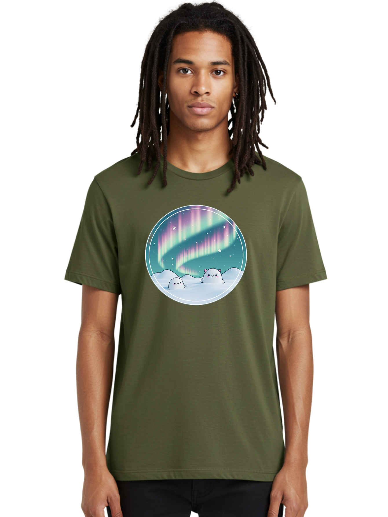 Nyan-Cat-Aurora Men'S Graphic Tee, 100% Cotton, Comfortable Casual Summer Wear, Machine Washable, Vintage Camera, Old Camera, Antique Camera, Black Camera, Classic Photography, Photography Equipment, Nostalgic Device, Film Camera, Camera Art Baj129
