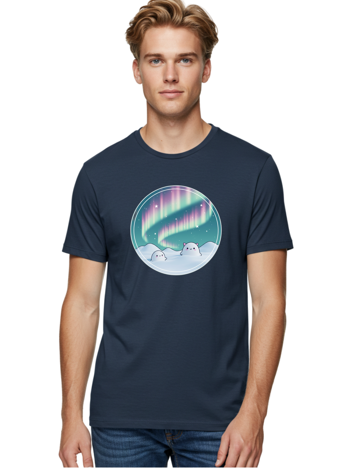 Nyan-Cat-Aurora Men'S Graphic Tee, 100% Cotton, Comfortable Casual Summer Wear, Machine Washable, Vintage Camera, Old Camera, Antique Camera, Black Camera, Classic Photography, Photography Equipment, Nostalgic Device, Film Camera, Camera Art Baj129