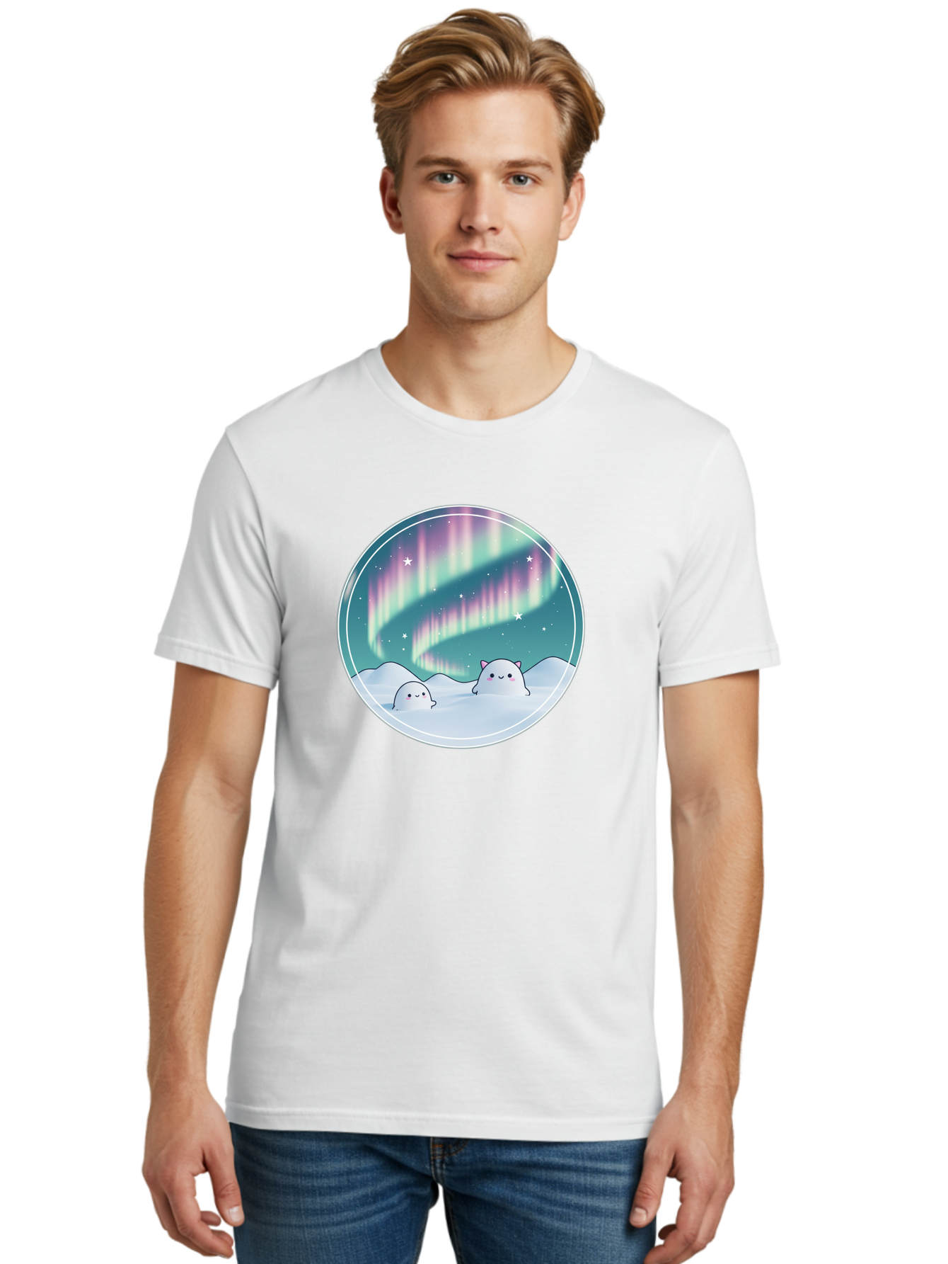 Nyan-Cat-Aurora Men'S Graphic Tee, 100% Cotton, Comfortable Casual Summer Wear, Machine Washable, Vintage Camera, Old Camera, Antique Camera, Black Camera, Classic Photography, Photography Equipment, Nostalgic Device, Film Camera, Camera Art Baj129