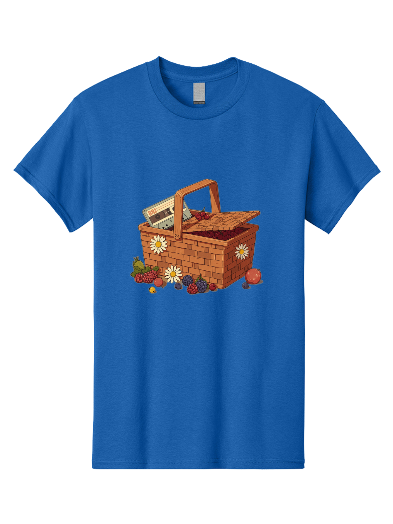 Ohl-Cassette-Picnic-Basket Men'S Graphic Tee, 100% Cotton, Comfortable Casual Summer Wear, Machine Washable, Vintage Camera, Old Camera, Antique Camera, Black Camera, Classic Photography, Photography Equipment, Nostalgic Device, Film Camera, Baj130