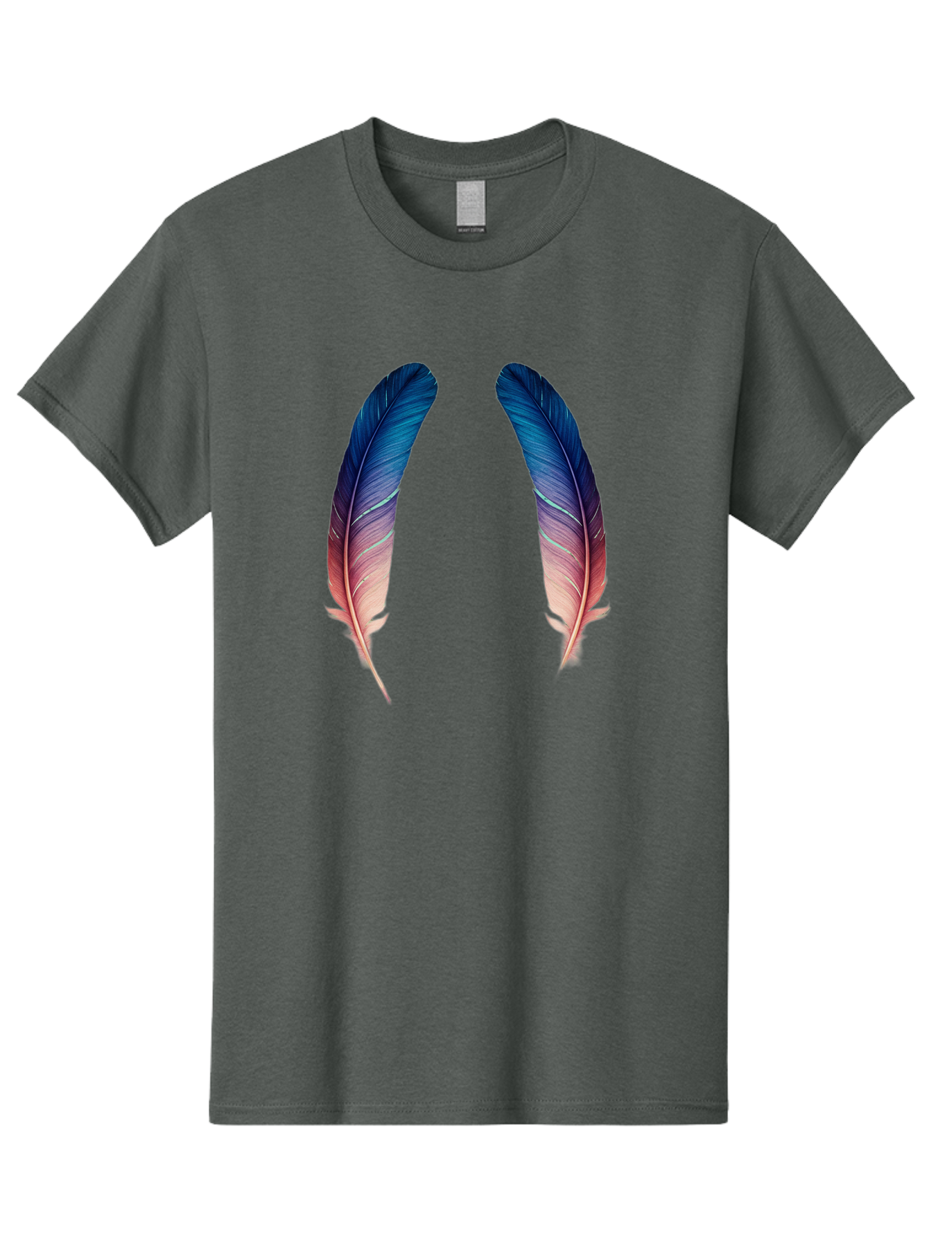 Ombre-Feathers Men'S Graphic Tee, 100% Cotton, Comfortable Casual Summer Wear, Machine Washable, Vintage Camera, Old Camera, Antique Camera, Black Camera, Classic Photography, Photography Equipment, Nostalgic Device, Film Camera, Camera Art Baj131