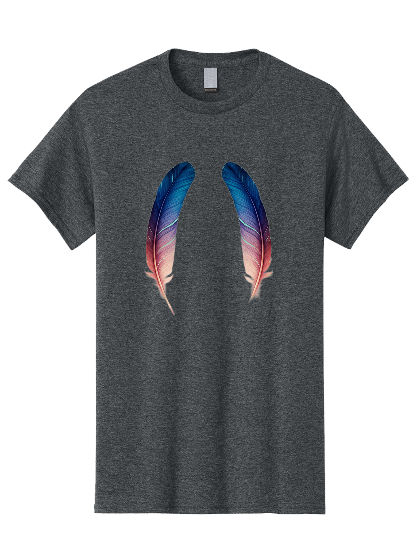 Ombre-Feathers Men'S Graphic Tee, 100% Cotton, Comfortable Casual Summer Wear, Machine Washable, Vintage Camera, Old Camera, Antique Camera, Black Camera, Classic Photography, Photography Equipment, Nostalgic Device, Film Camera, Camera Art Baj131