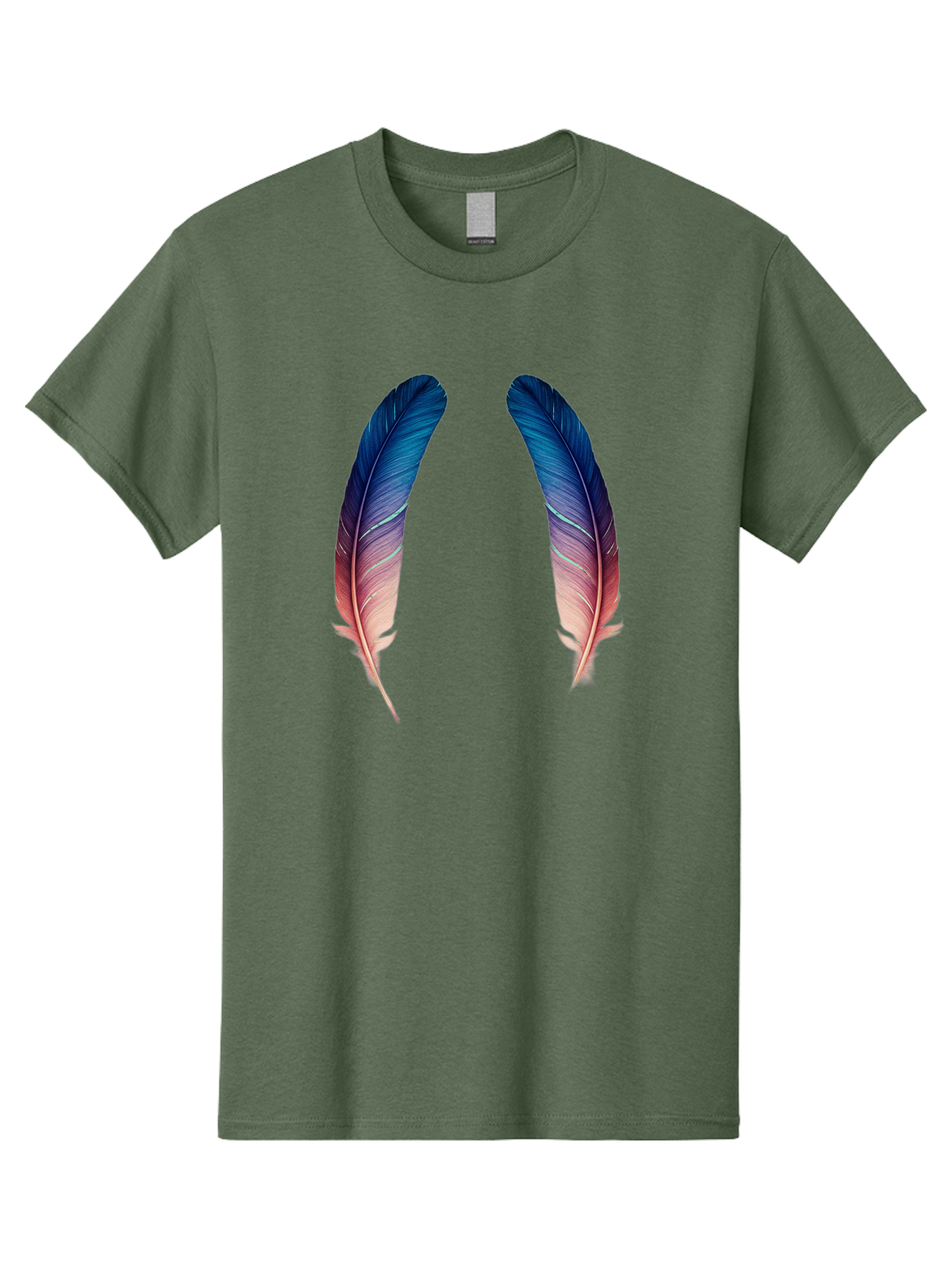 Ombre-Feathers Men'S Graphic Tee, 100% Cotton, Comfortable Casual Summer Wear, Machine Washable, Vintage Camera, Old Camera, Antique Camera, Black Camera, Classic Photography, Photography Equipment, Nostalgic Device, Film Camera, Camera Art Baj131