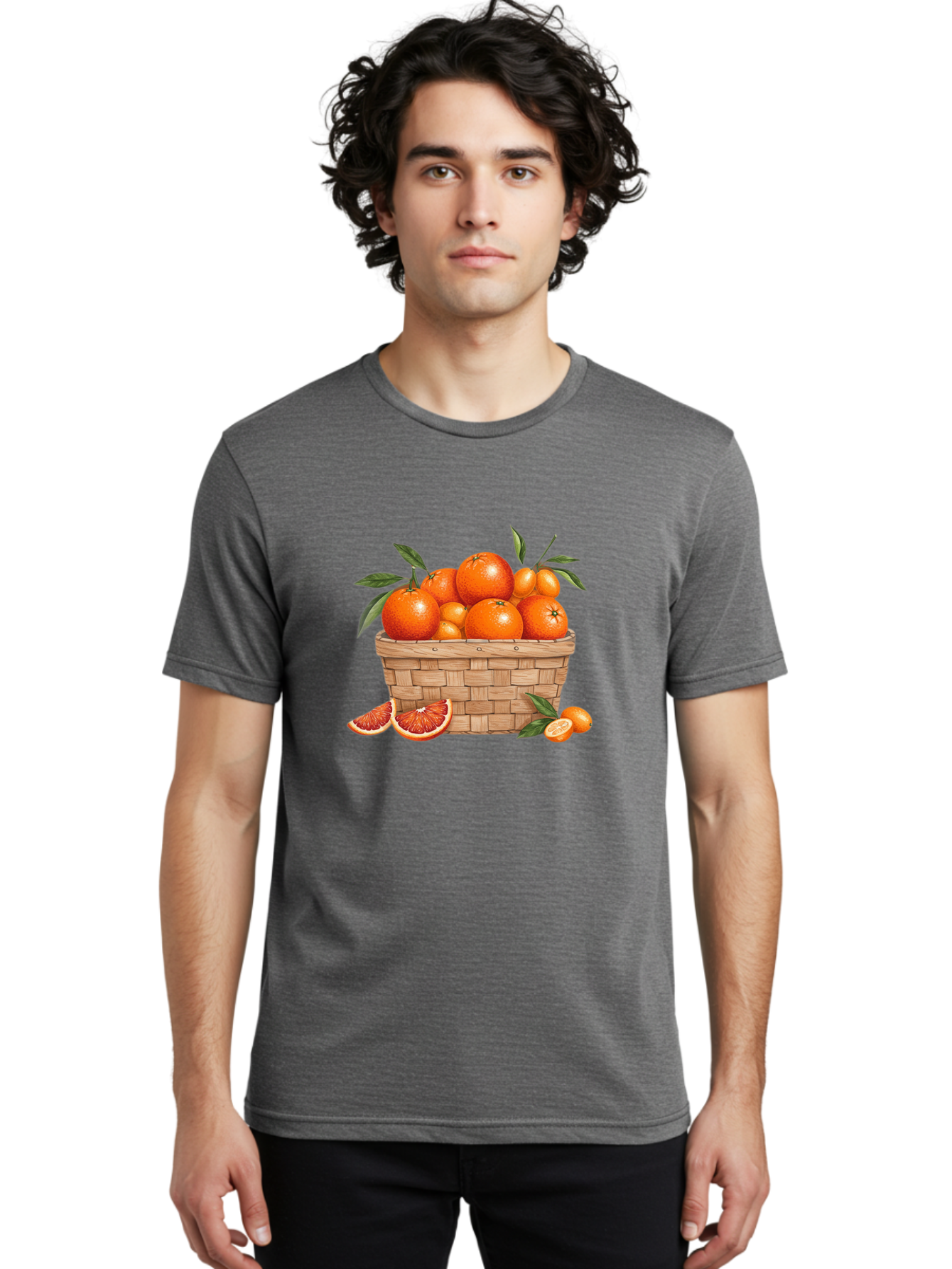 Oranges-In-Basket Men'S Graphic Tee, 100% Cotton, Comfortable Casual Summer Wear, Machine Washable, Vintage Camera, Old Camera, Antique Camera, Black Camera, Classic Photography, Photography Equipment, Nostalgic Device, Film Camera, Camera Art Baj132