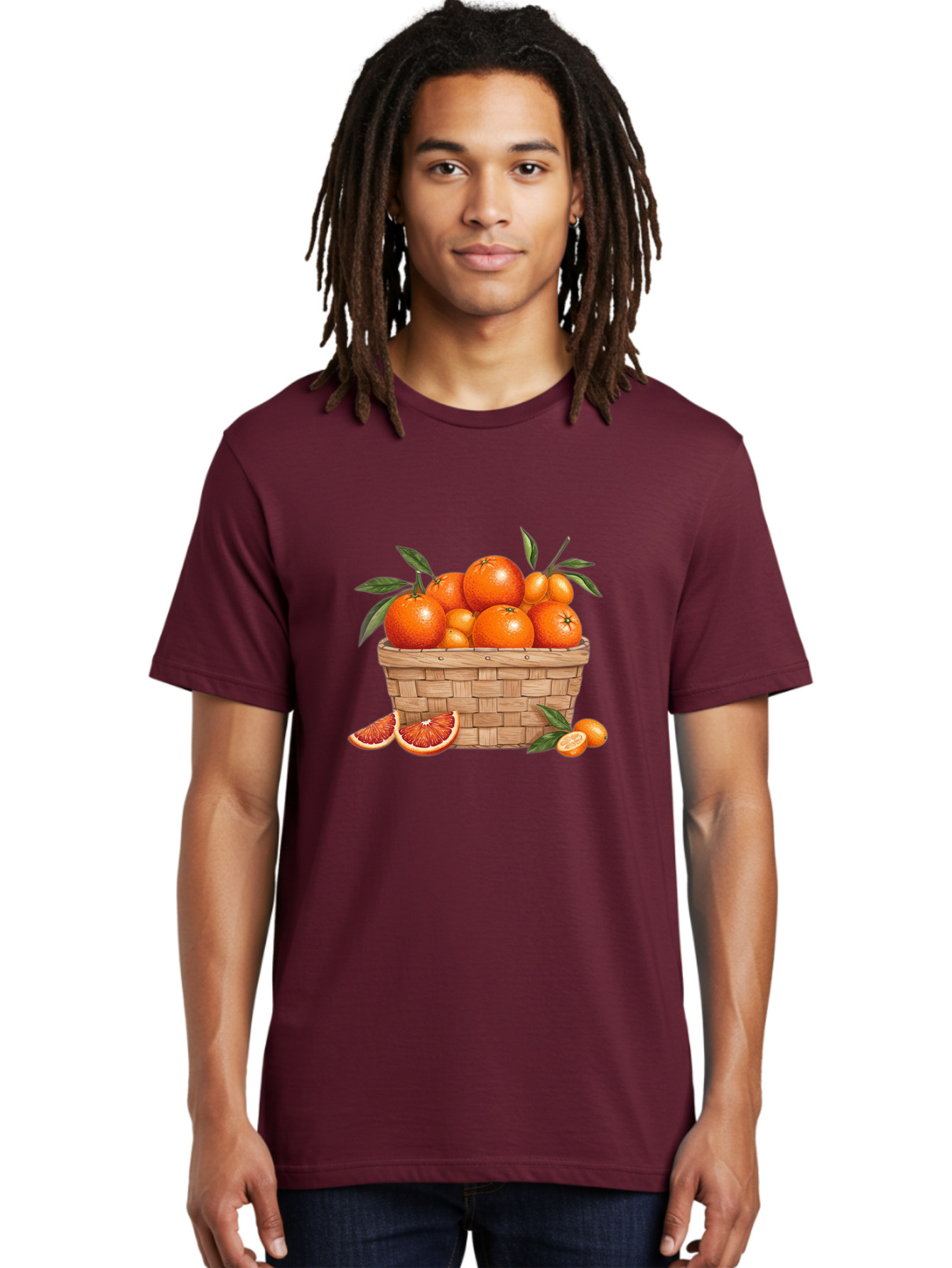 Oranges-In-Basket Men'S Graphic Tee, 100% Cotton, Comfortable Casual Summer Wear, Machine Washable, Vintage Camera, Old Camera, Antique Camera, Black Camera, Classic Photography, Photography Equipment, Nostalgic Device, Film Camera, Camera Art Baj132
