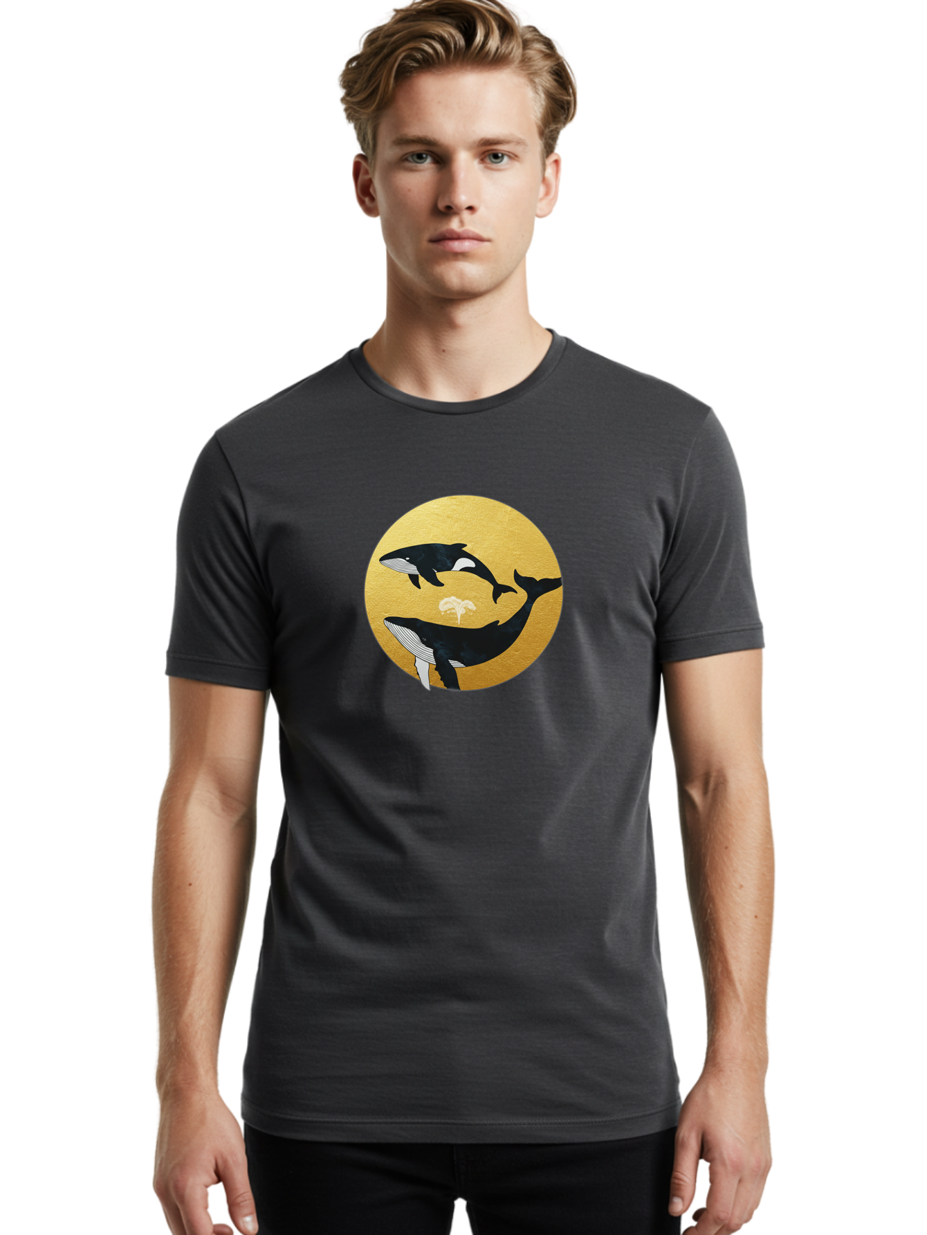 Orca Men'S Graphic Tee, 100% Cotton, Comfortable Casual Summer Wear, Machine Washable, Vintage Camera, Old Camera, Antique Camera, Black Camera, Classic Photography, Photography Equipment, Nostalgic Device, Film Camera, Camera Art Baj136